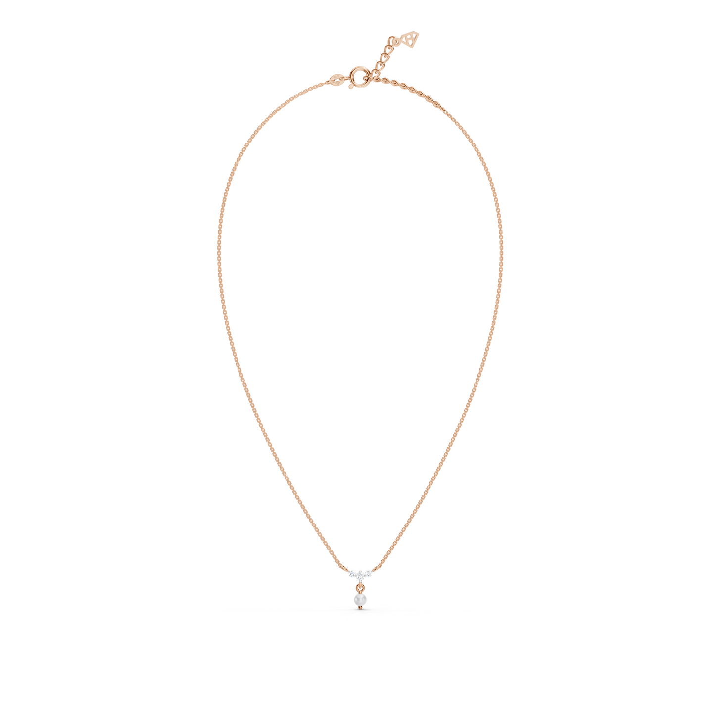Pearl Drop Mini Curve necklace