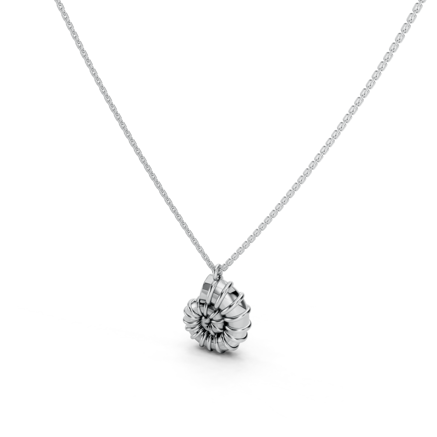 Pendentif coquillage en spirale