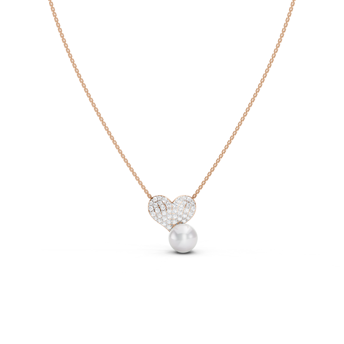 Pearl Heart Necklace