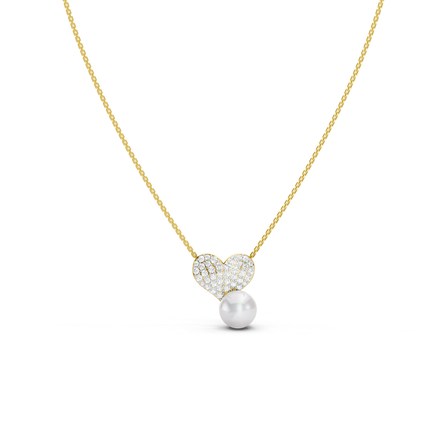 Pearl Heart Necklace