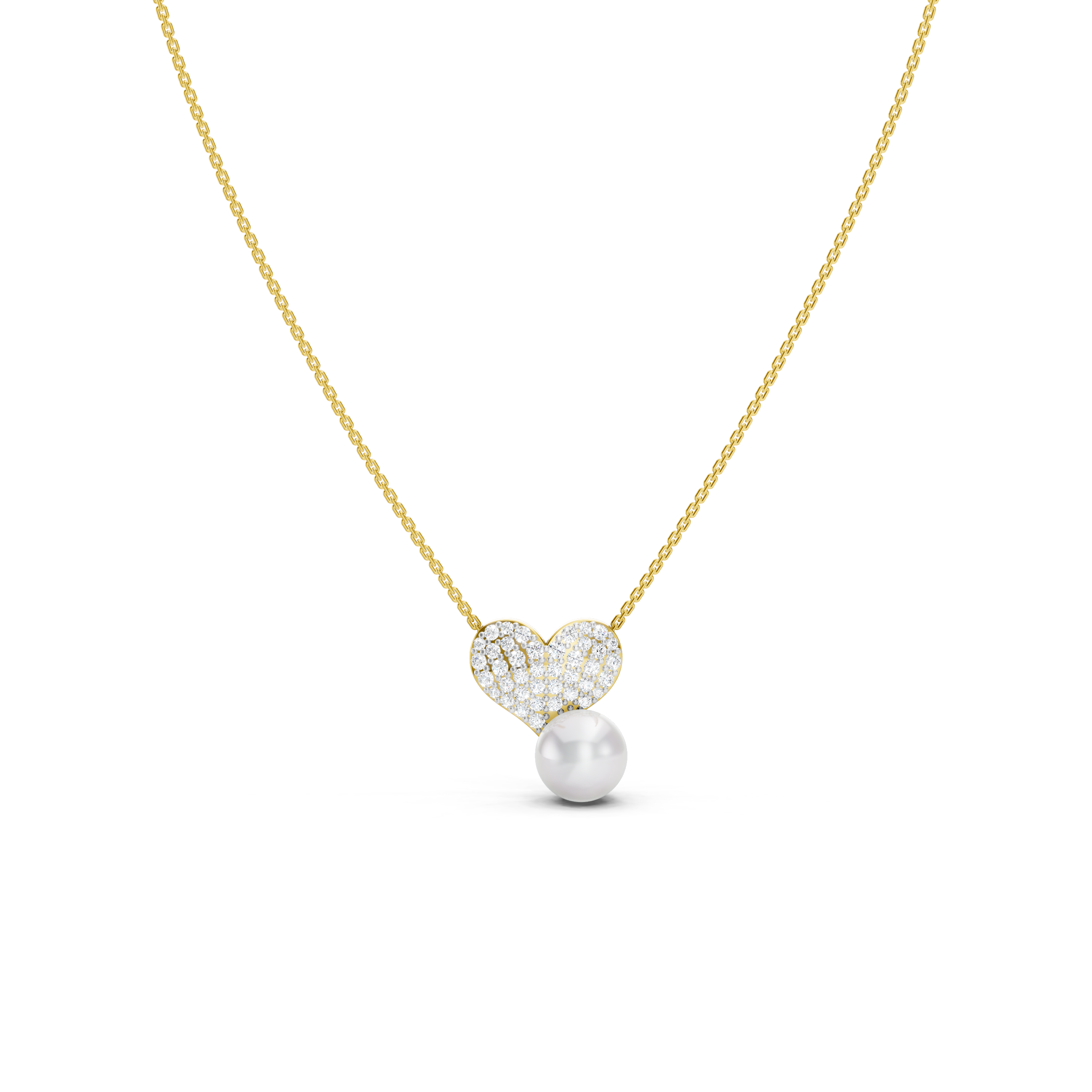 Pearl Heart Necklace