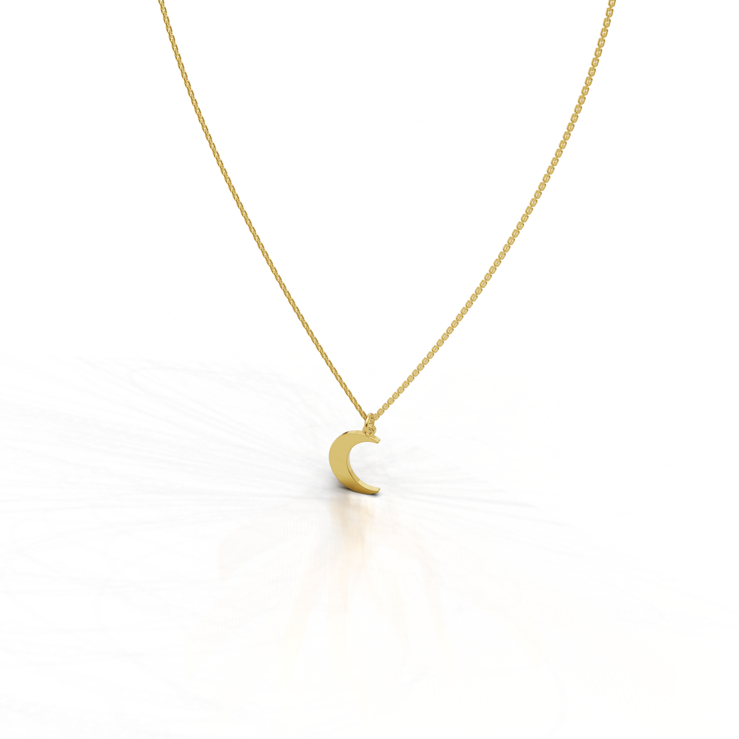 Collier Demi-Lune Solide