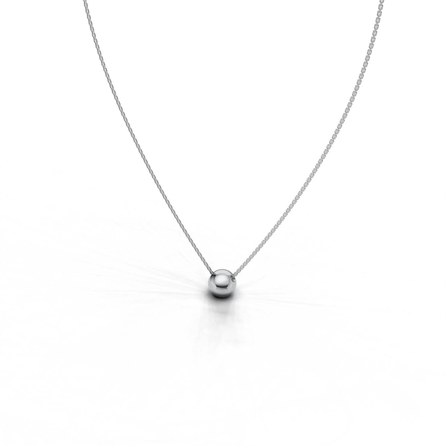 Collier à boules solides