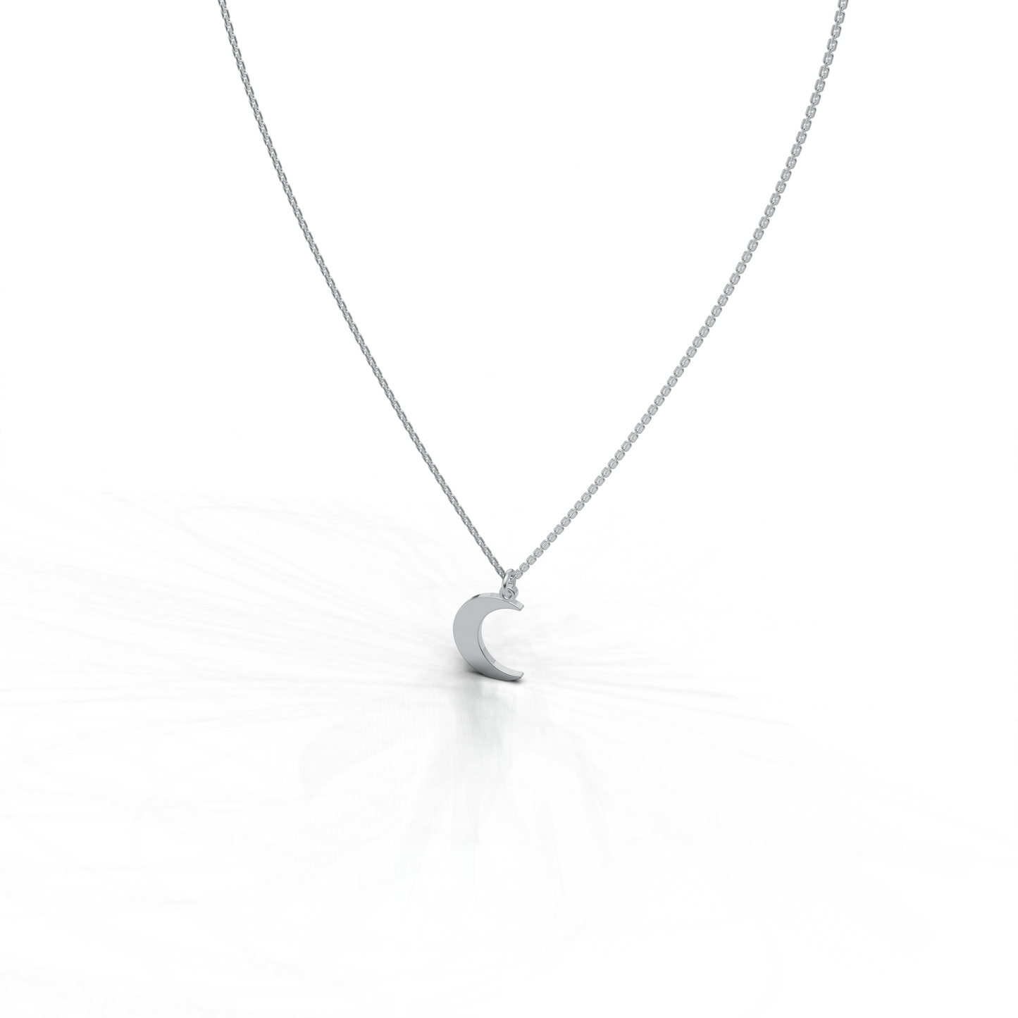 Collier Demi-Lune Solide