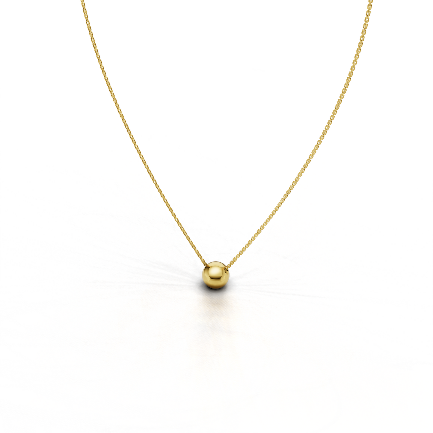 Collier à boules solides