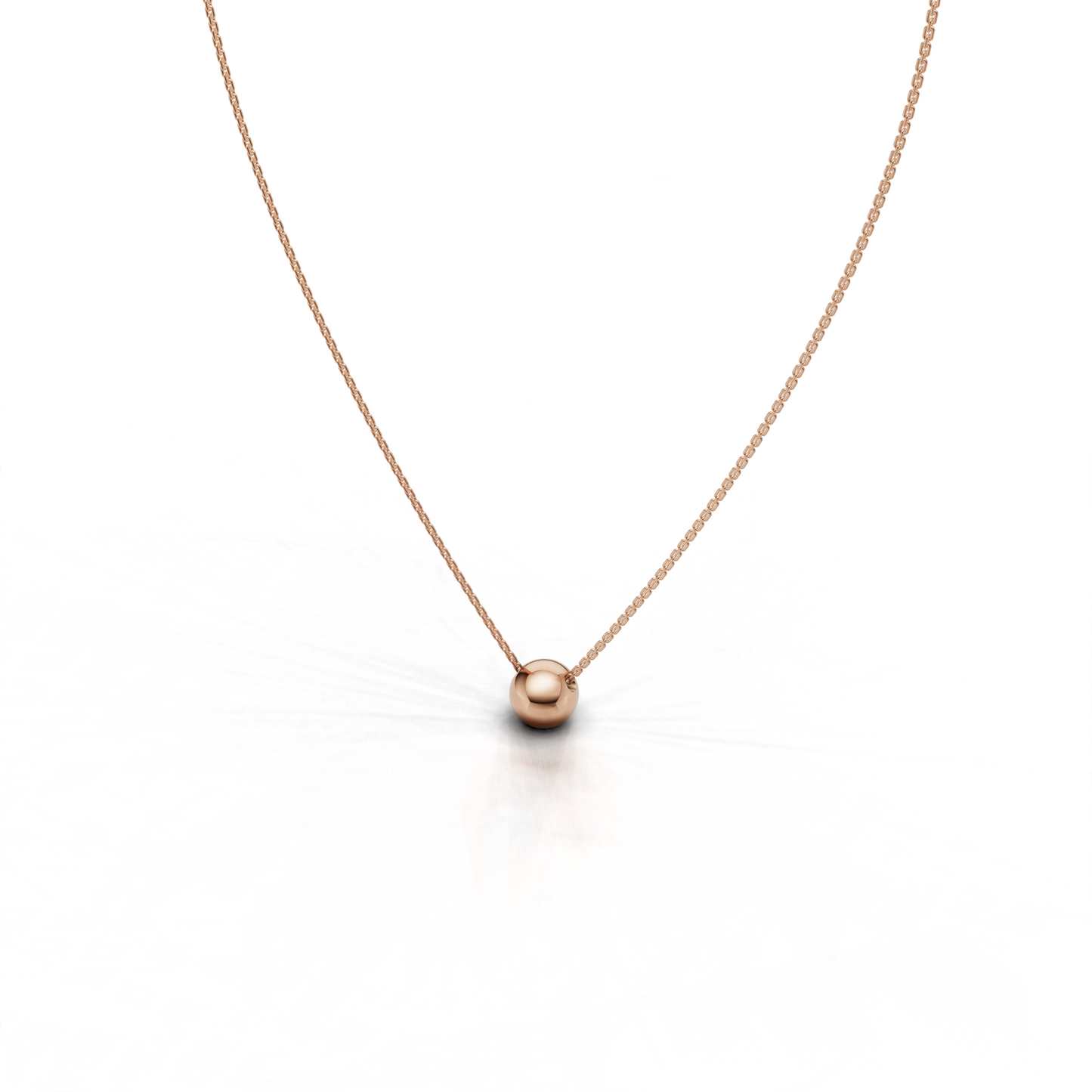 Collier à boules solides