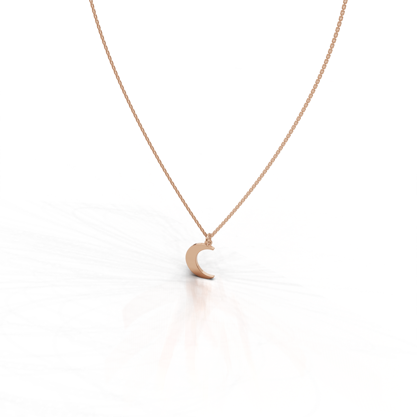Collier Demi-Lune Solide