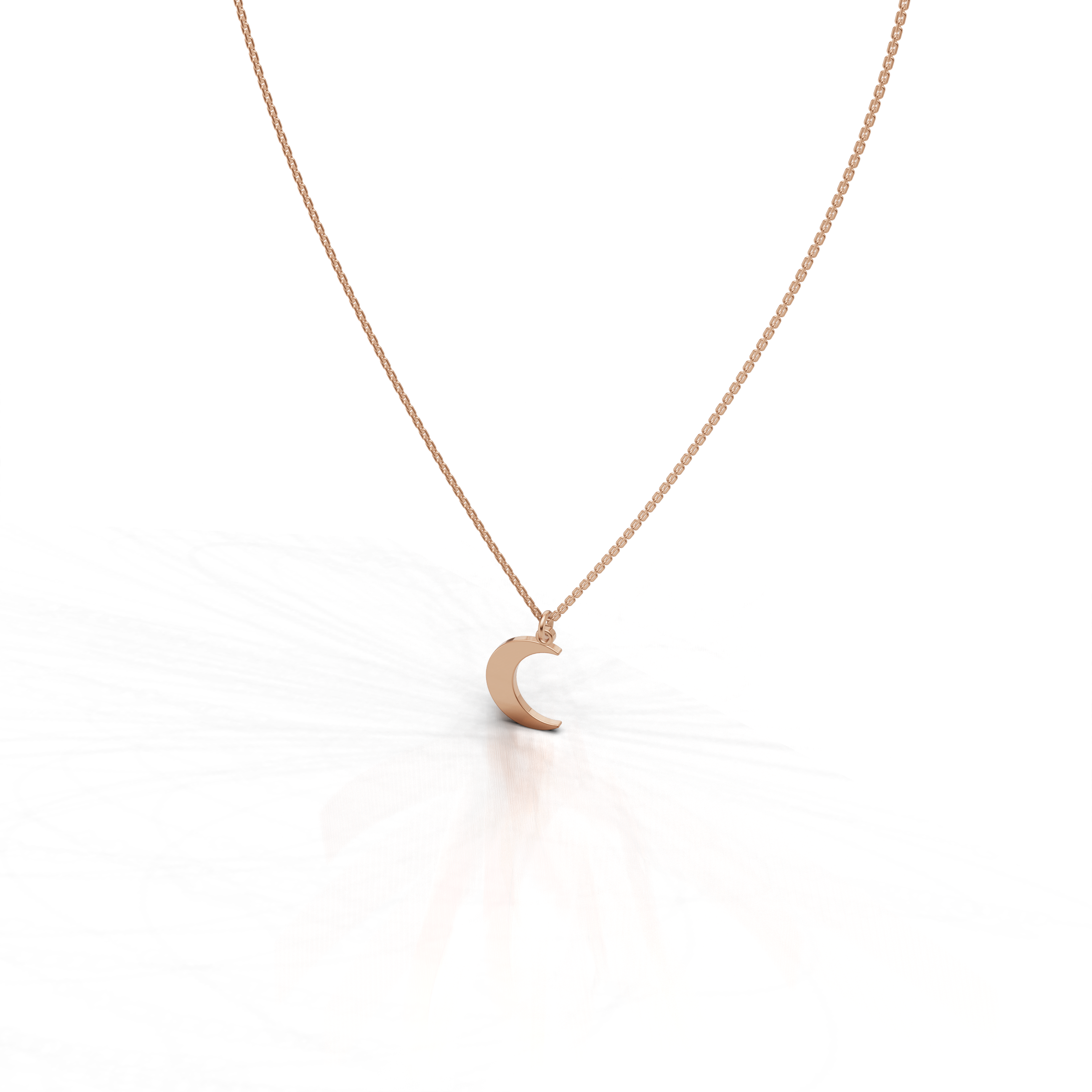 Collier Demi-Lune Solide