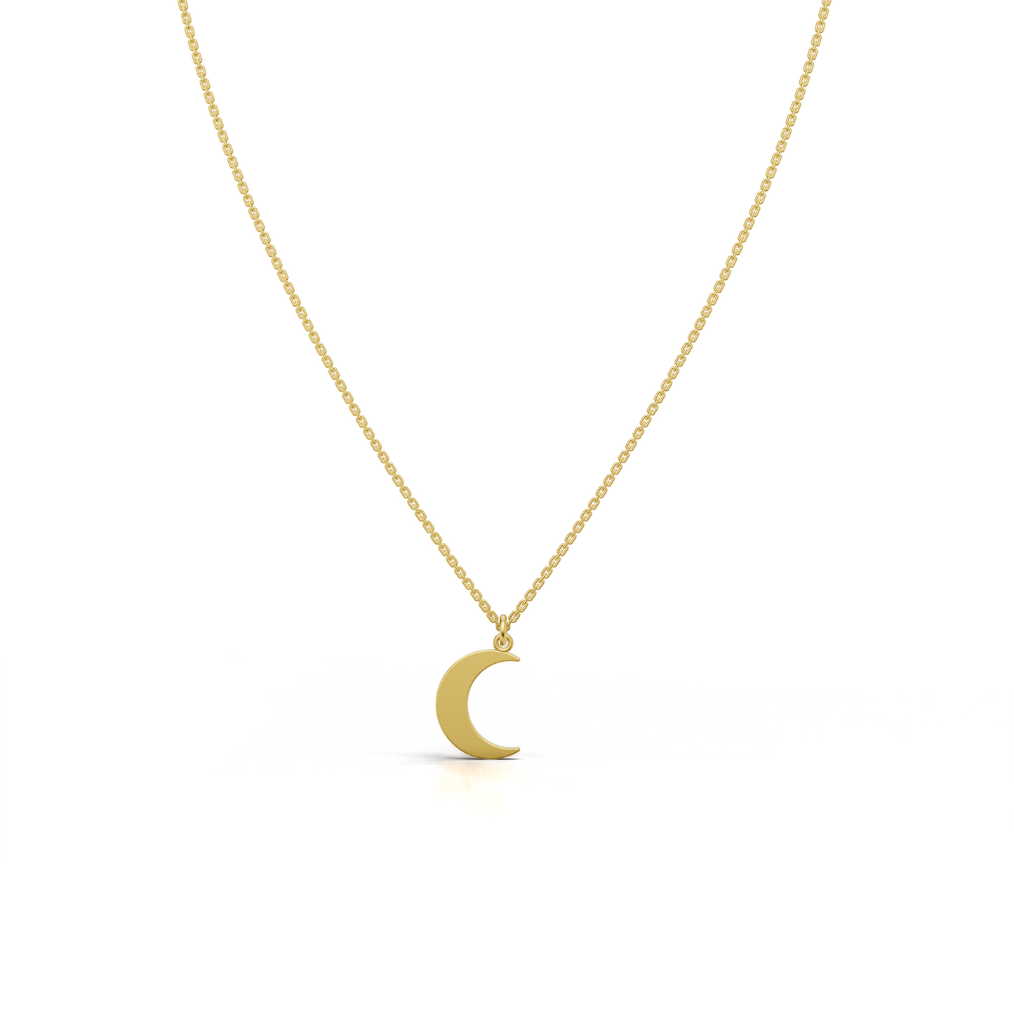 Collier Demi-Lune Solide