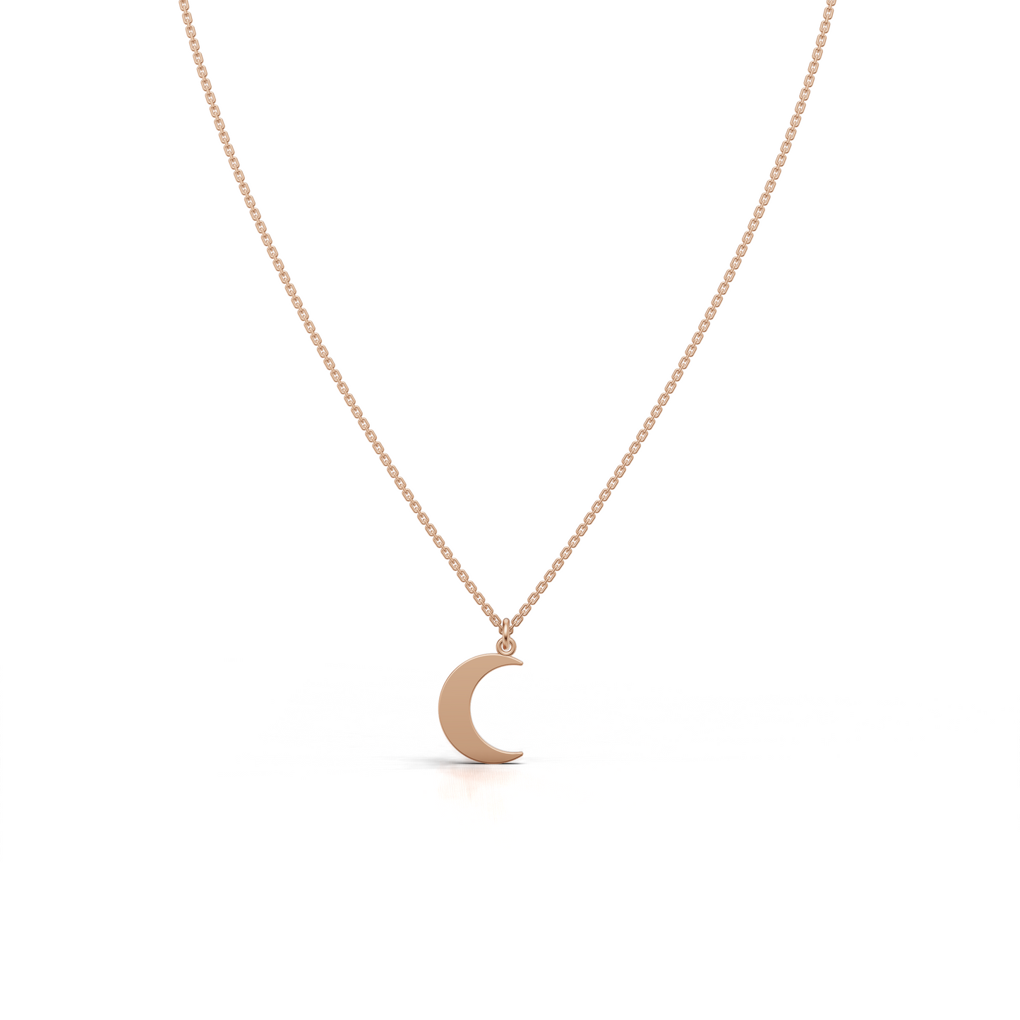 Collier Demi-Lune Solide