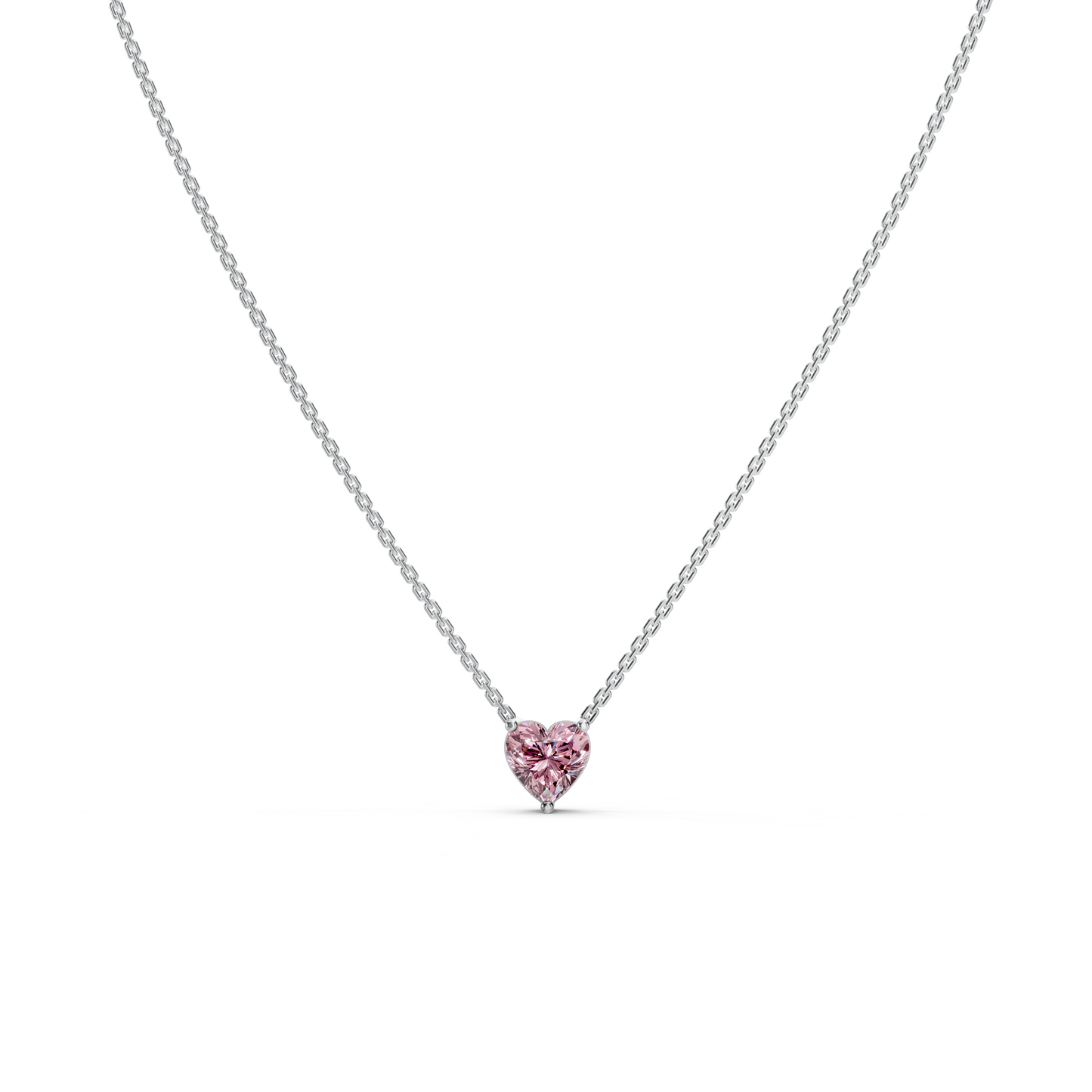 Pink Heart Necklace