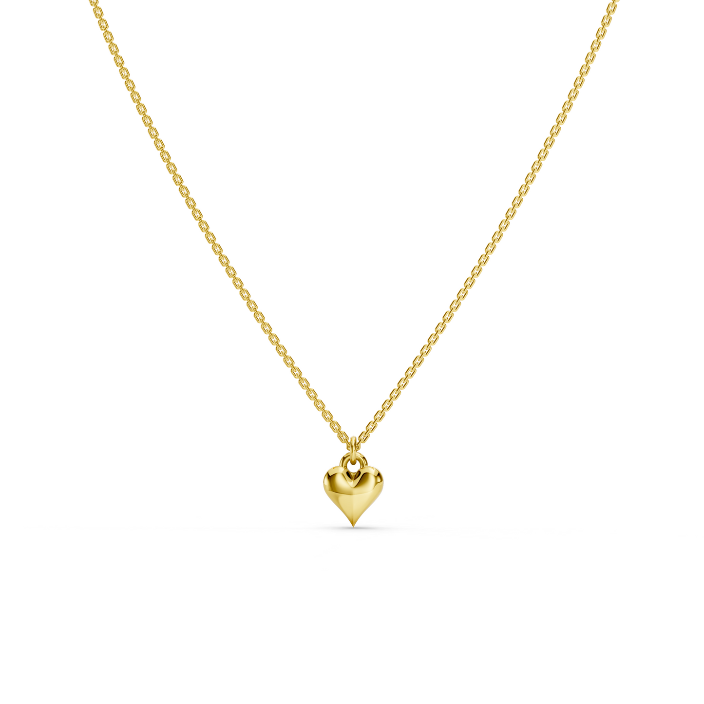 Mini collier cœur massif