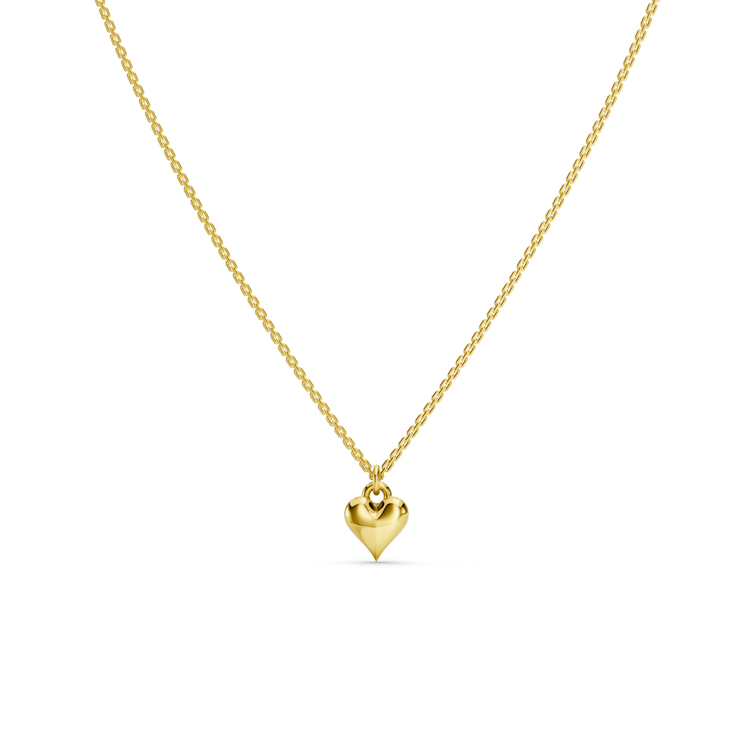 Mini collier cœur massif