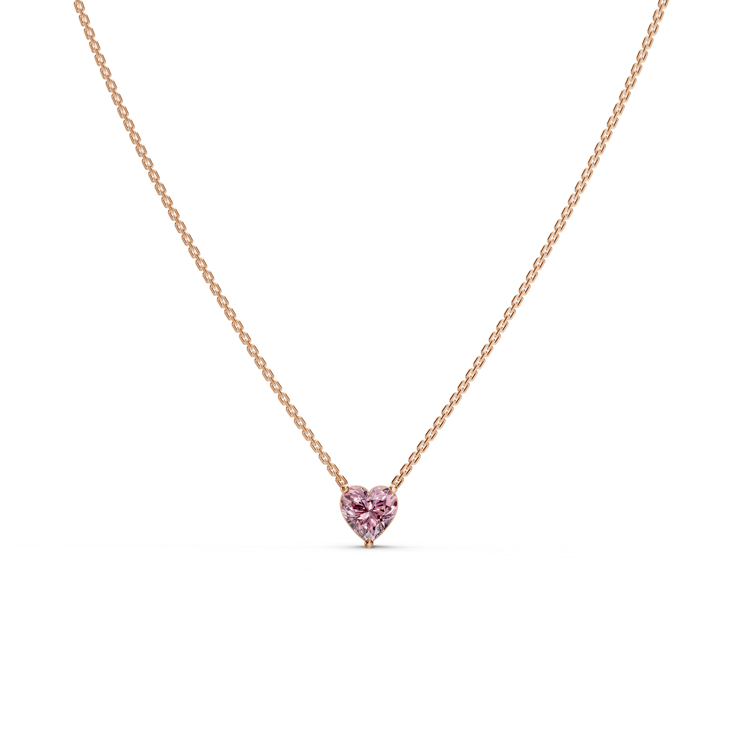 Pink Heart Necklace