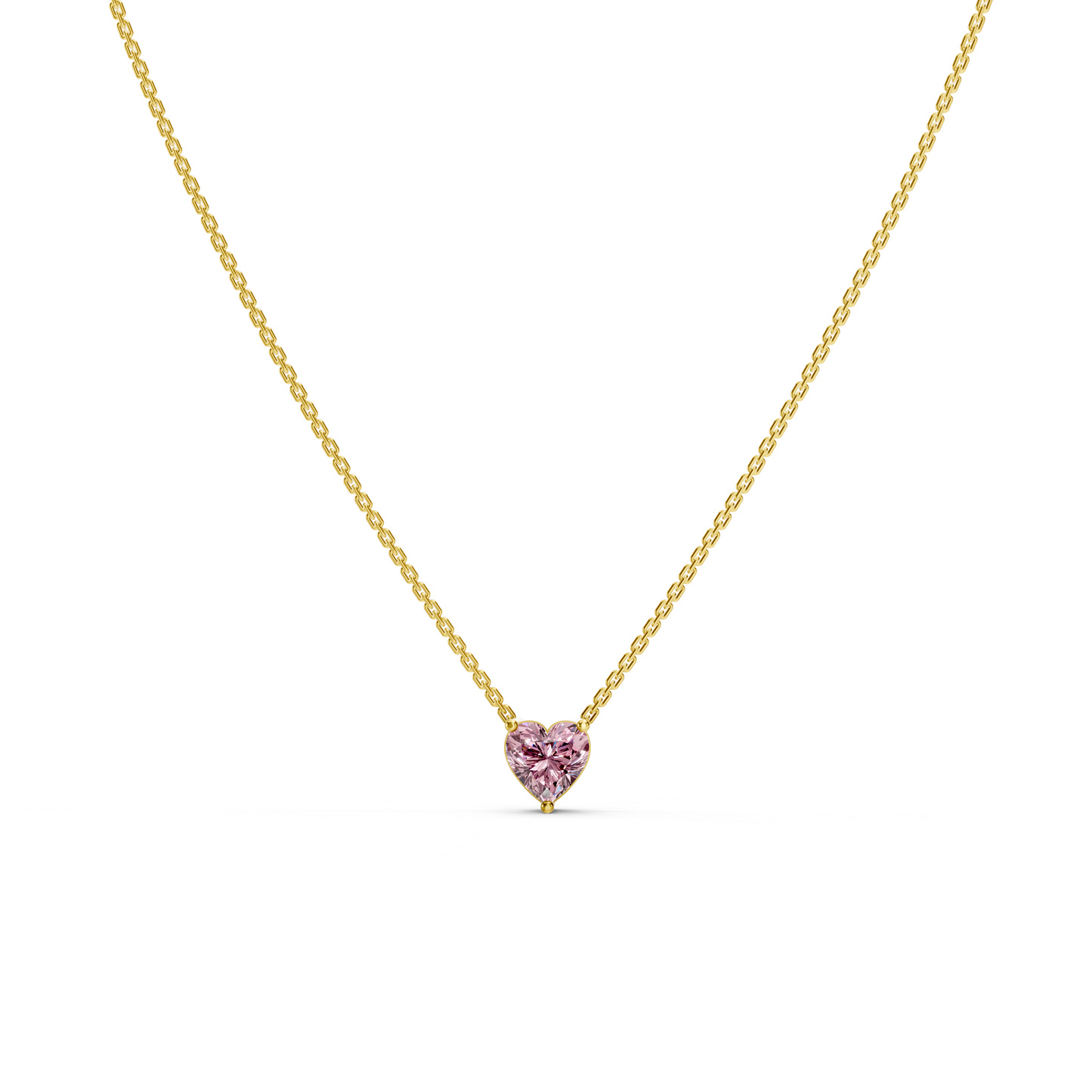 Pink Heart Necklace