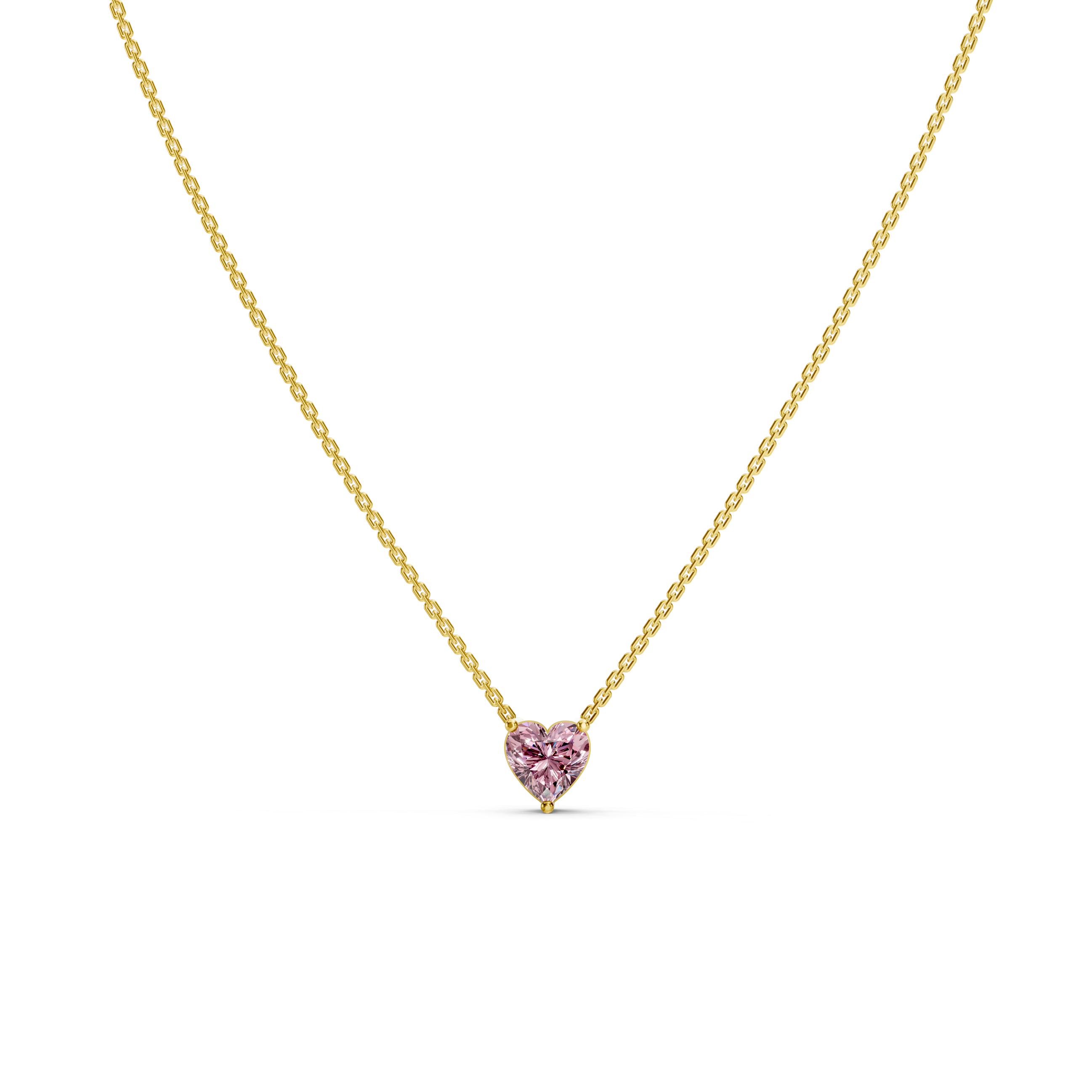 Pink Heart Necklace