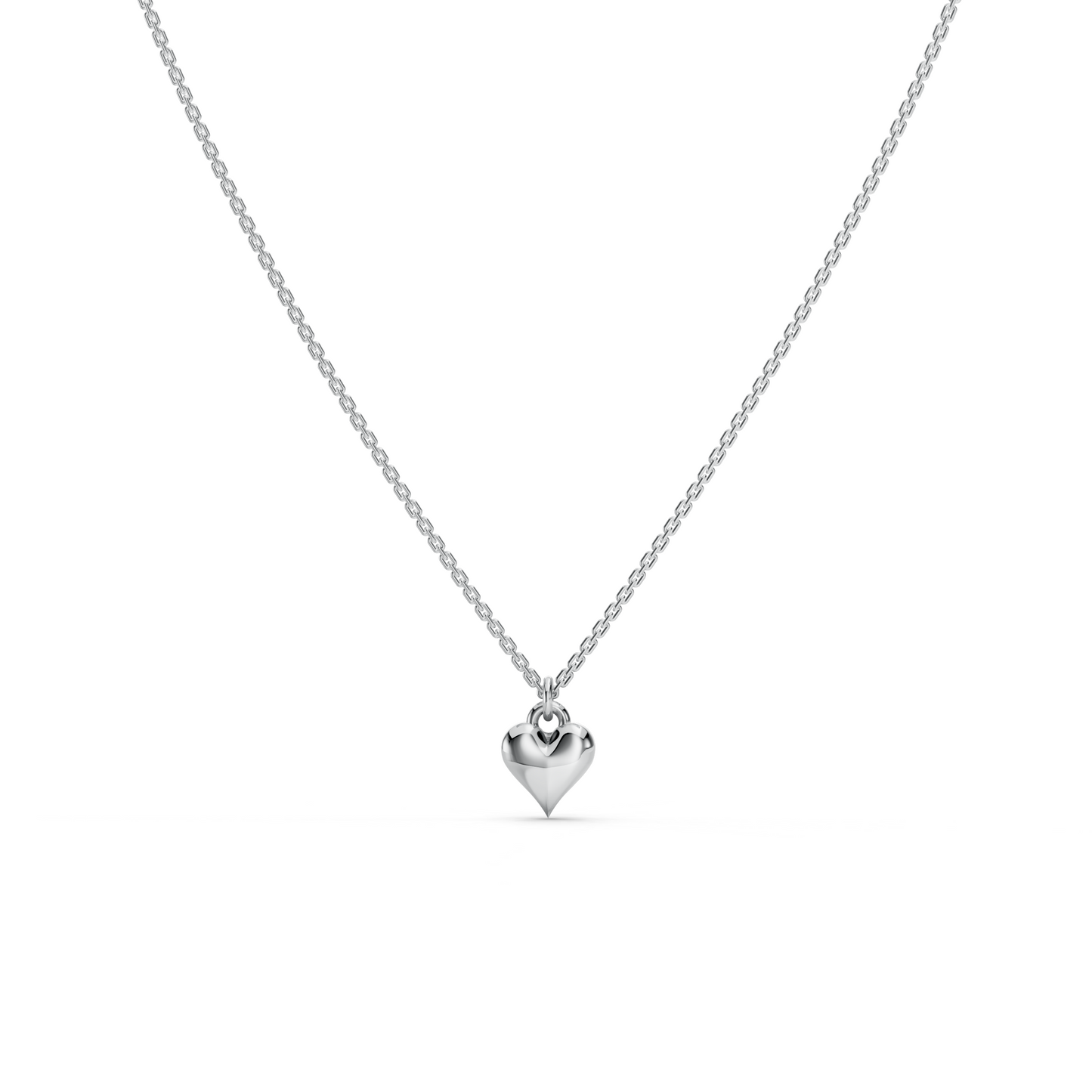 Mini collier cœur massif