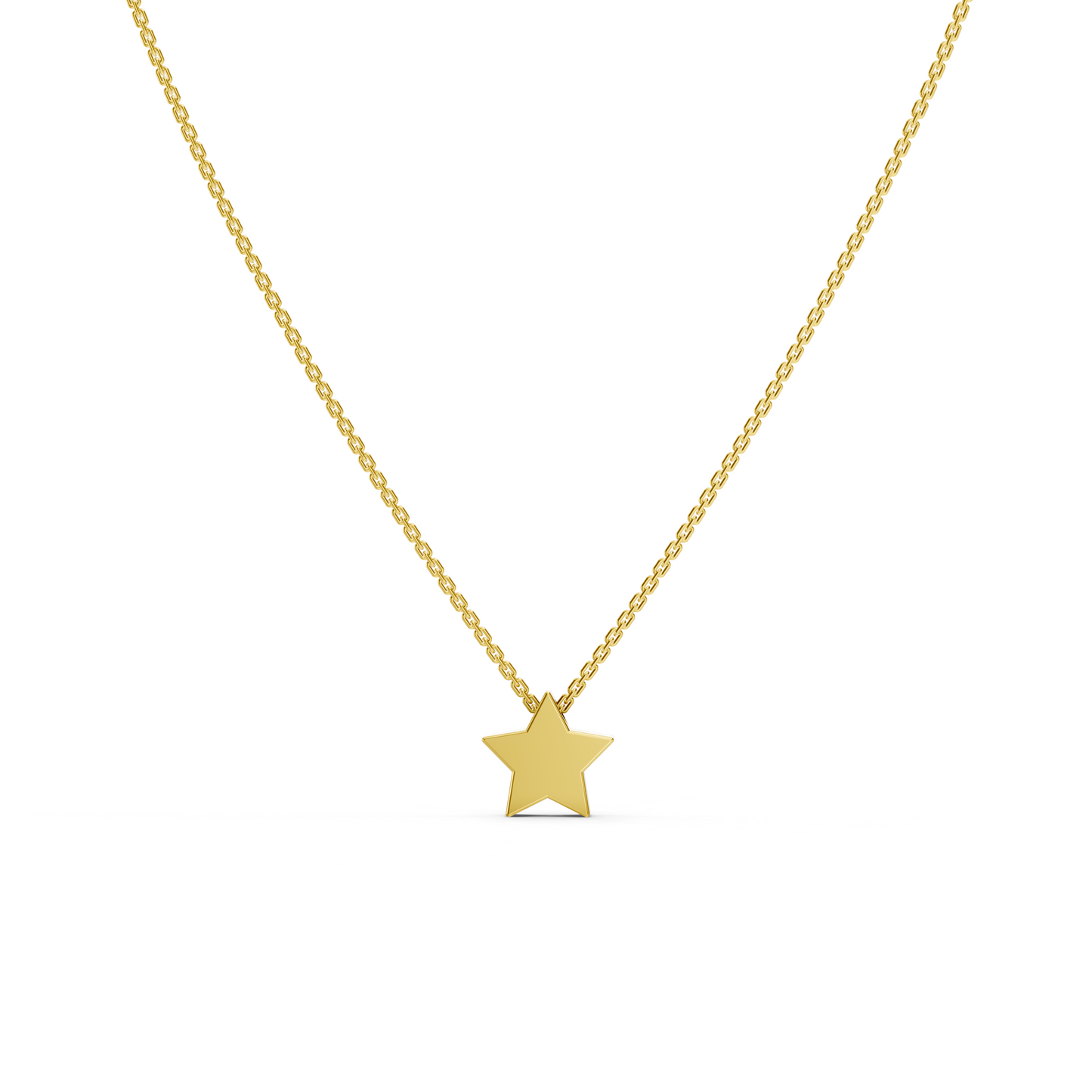 Solid Star Necklace