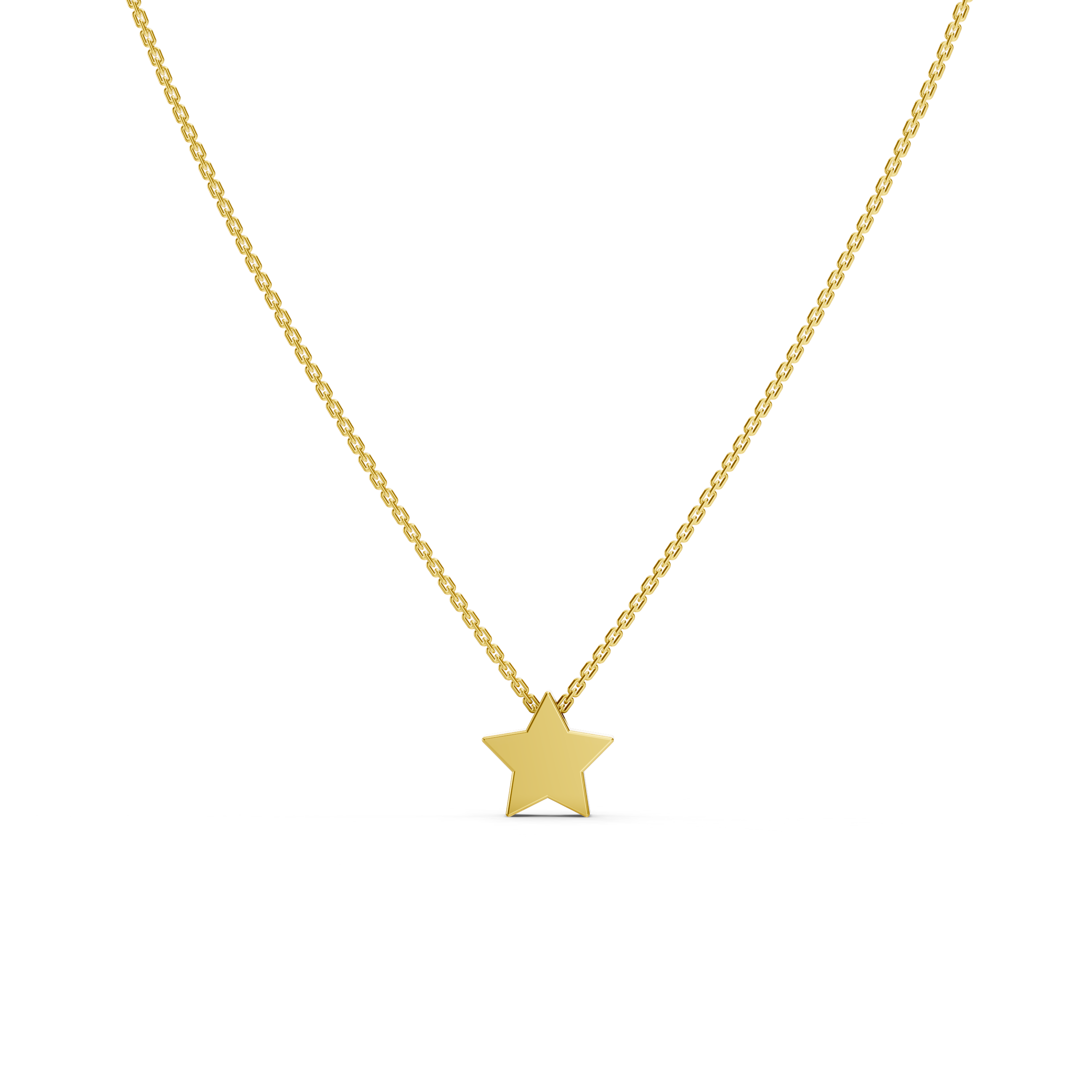 Solid Star Necklace