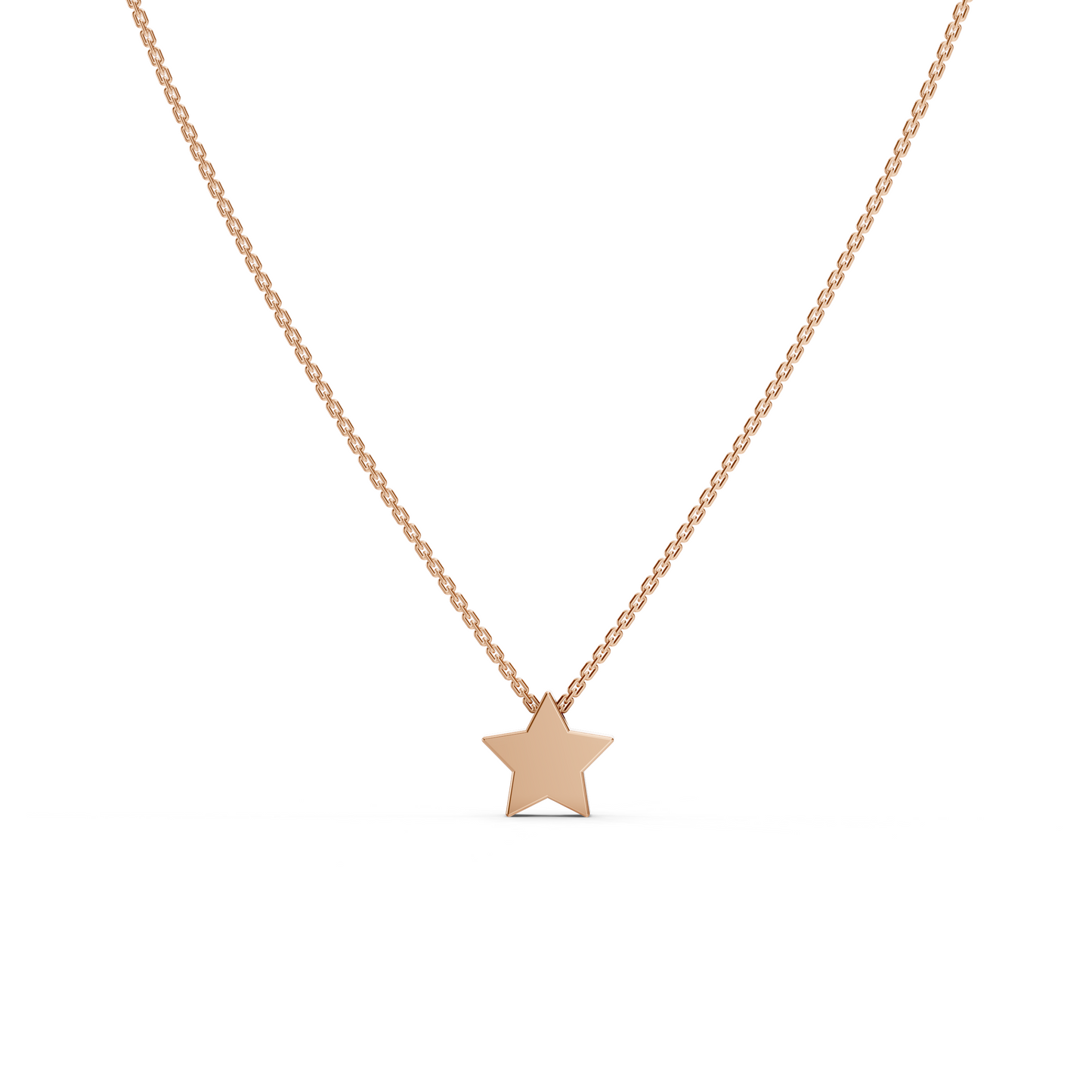 Solid Star Necklace