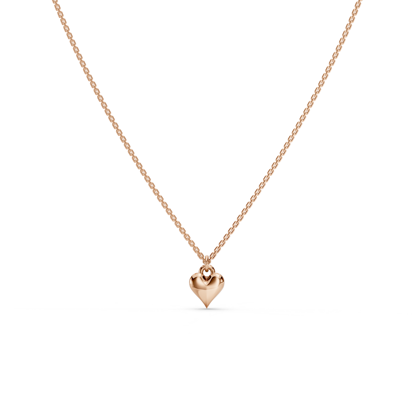 Mini collier cœur massif