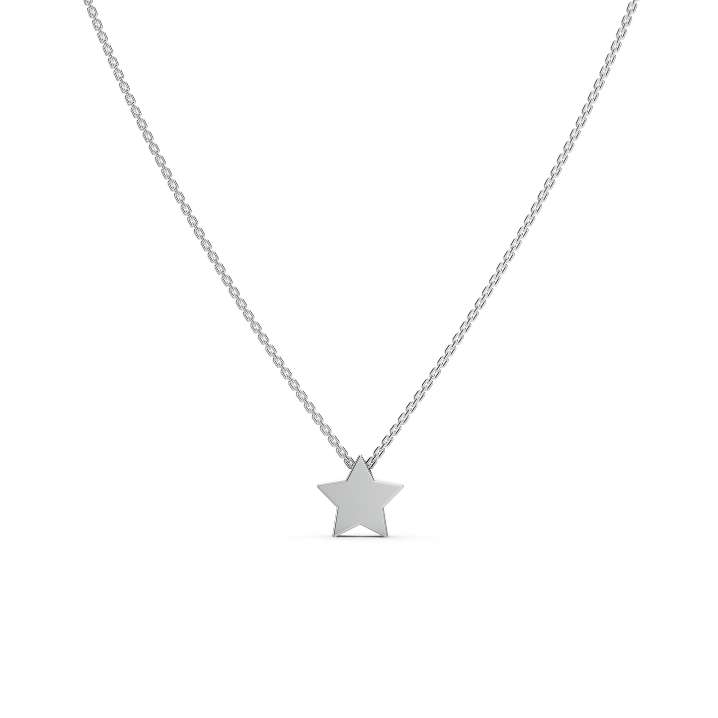 Solid Star Necklace