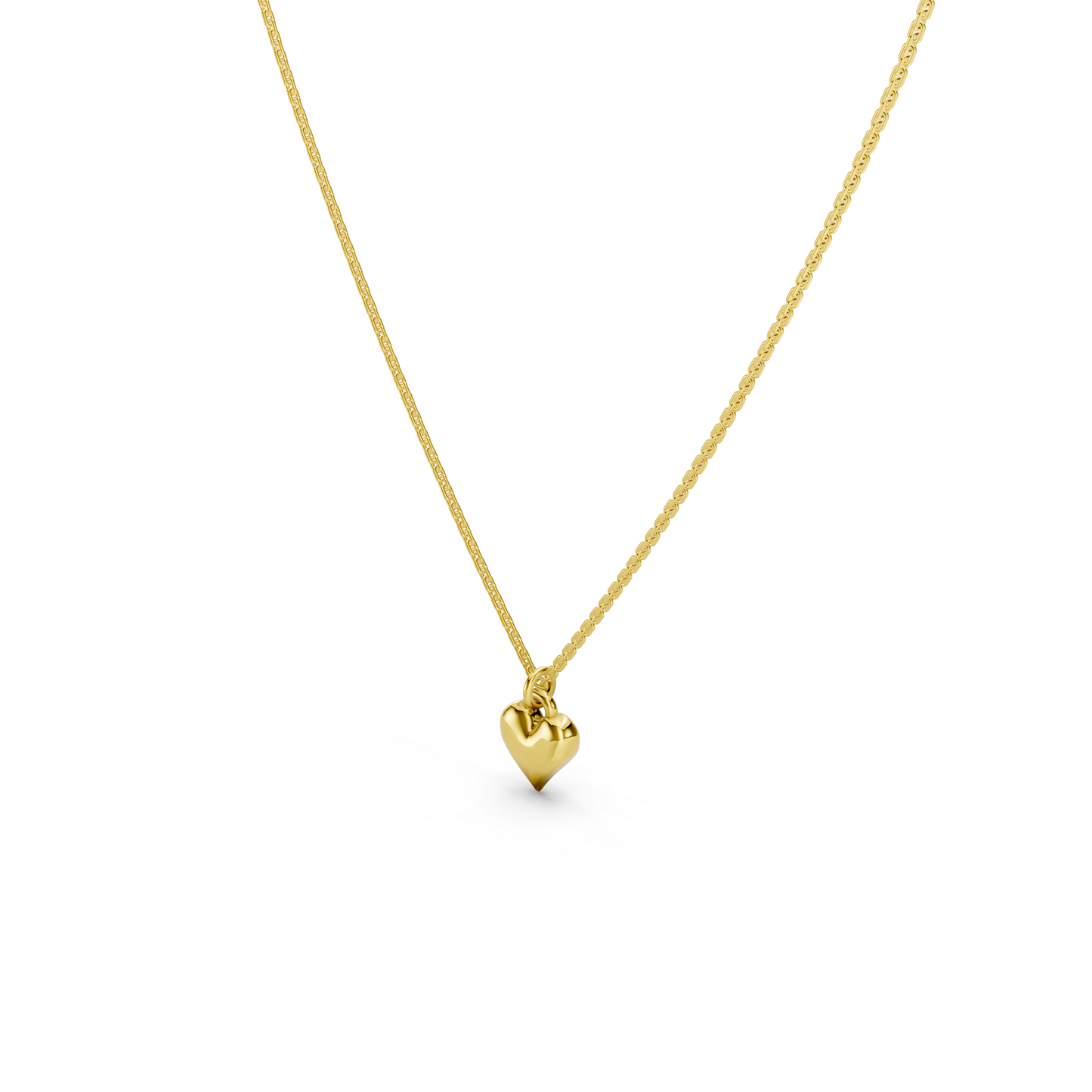 Mini collier cœur massif