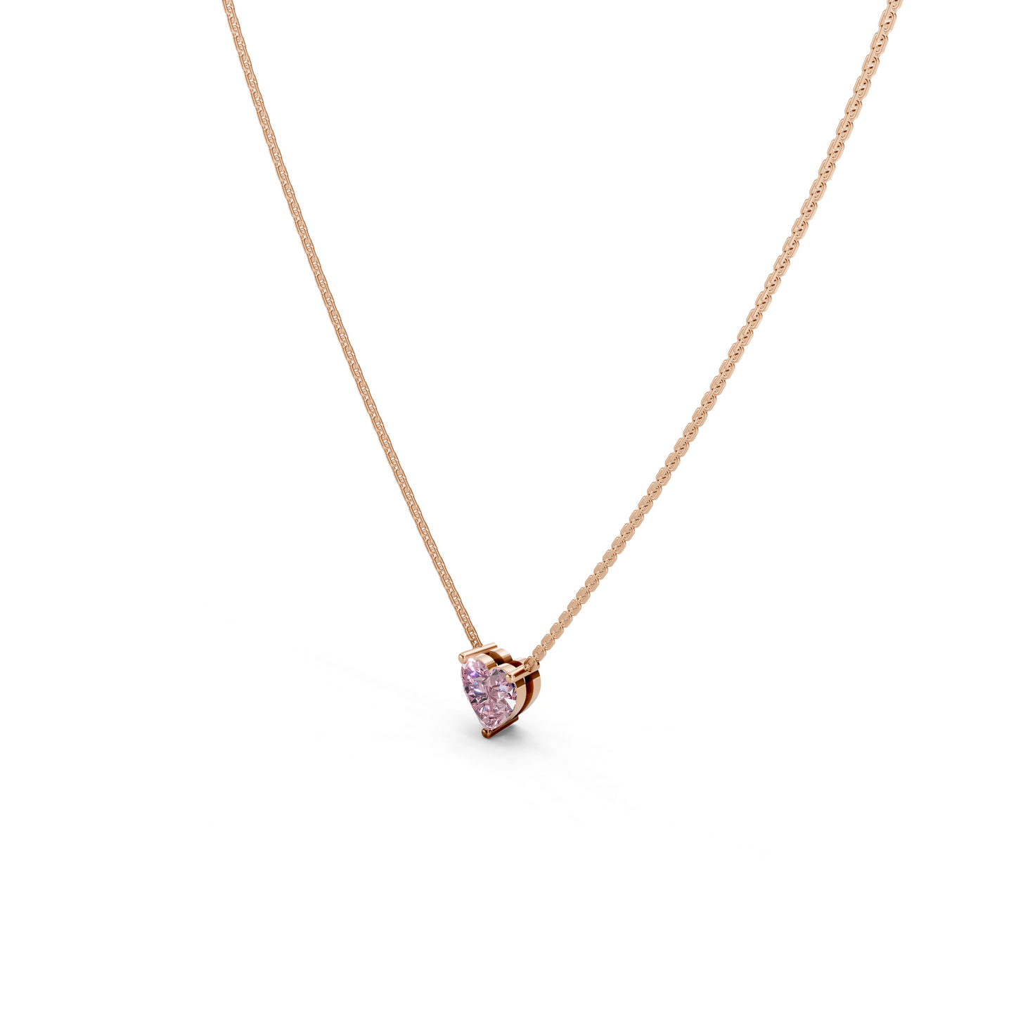Pink Heart Necklace