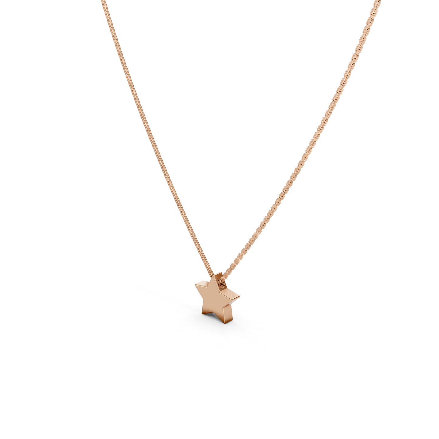 Solid Star Necklace