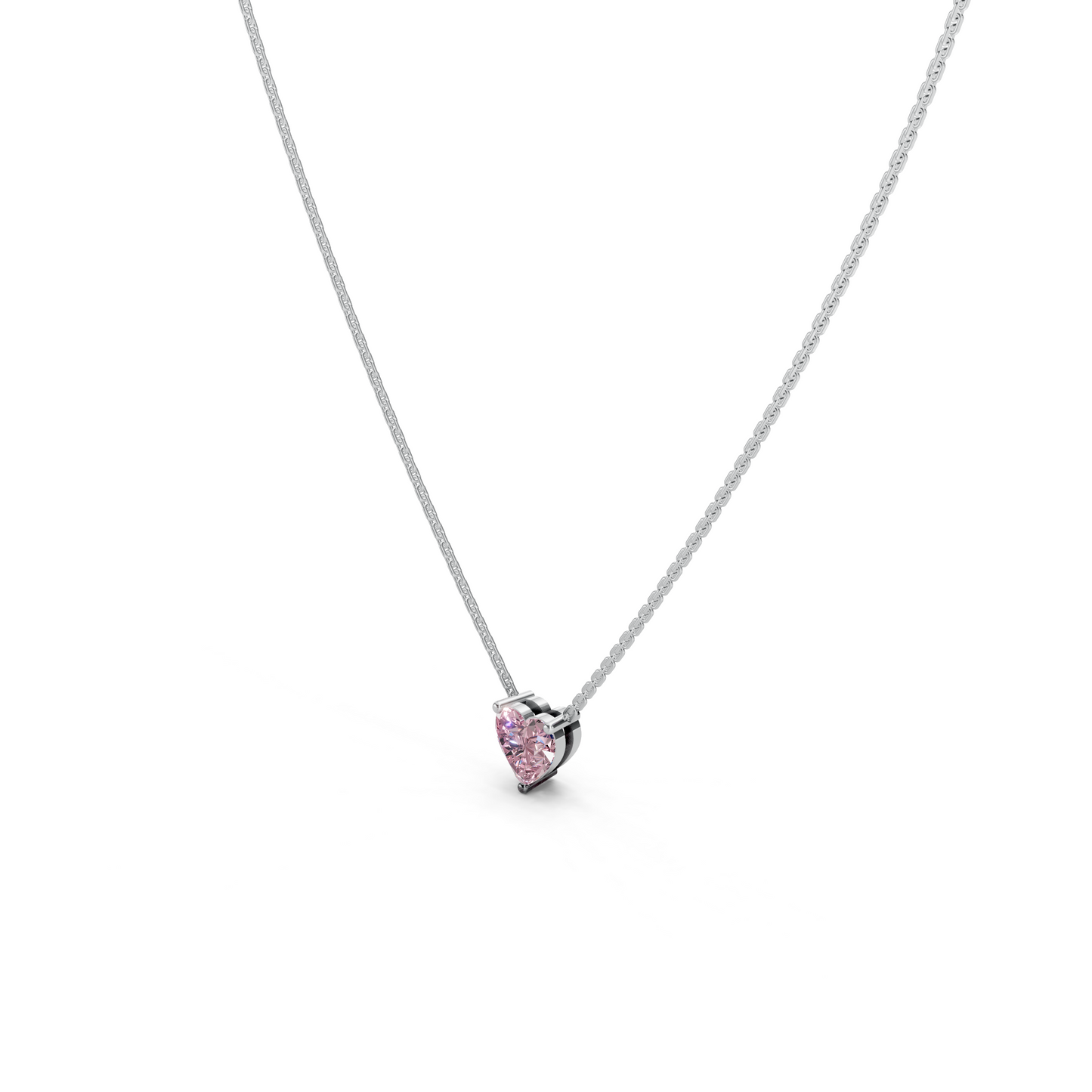 Pink Heart Necklace
