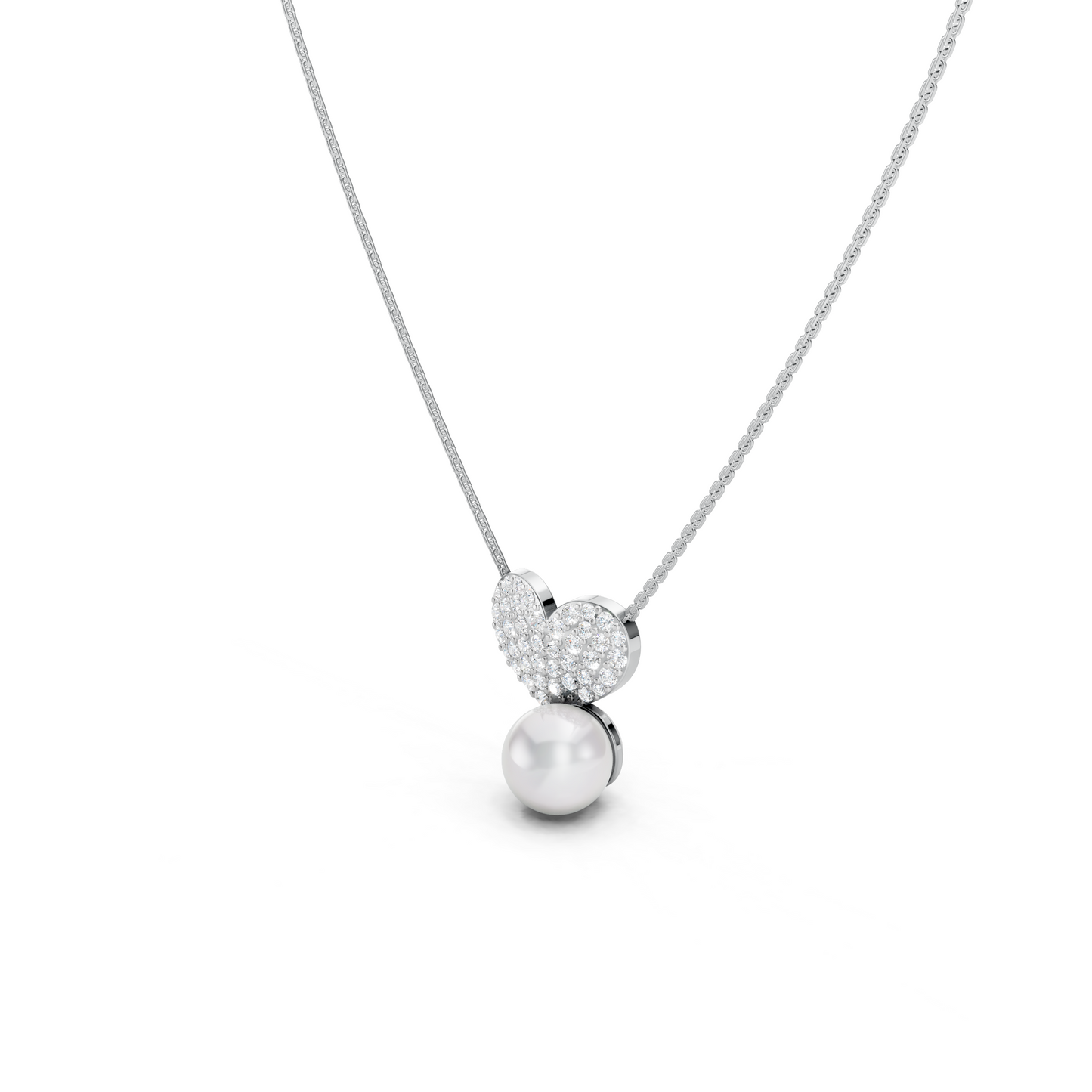 Pearl Heart Necklace