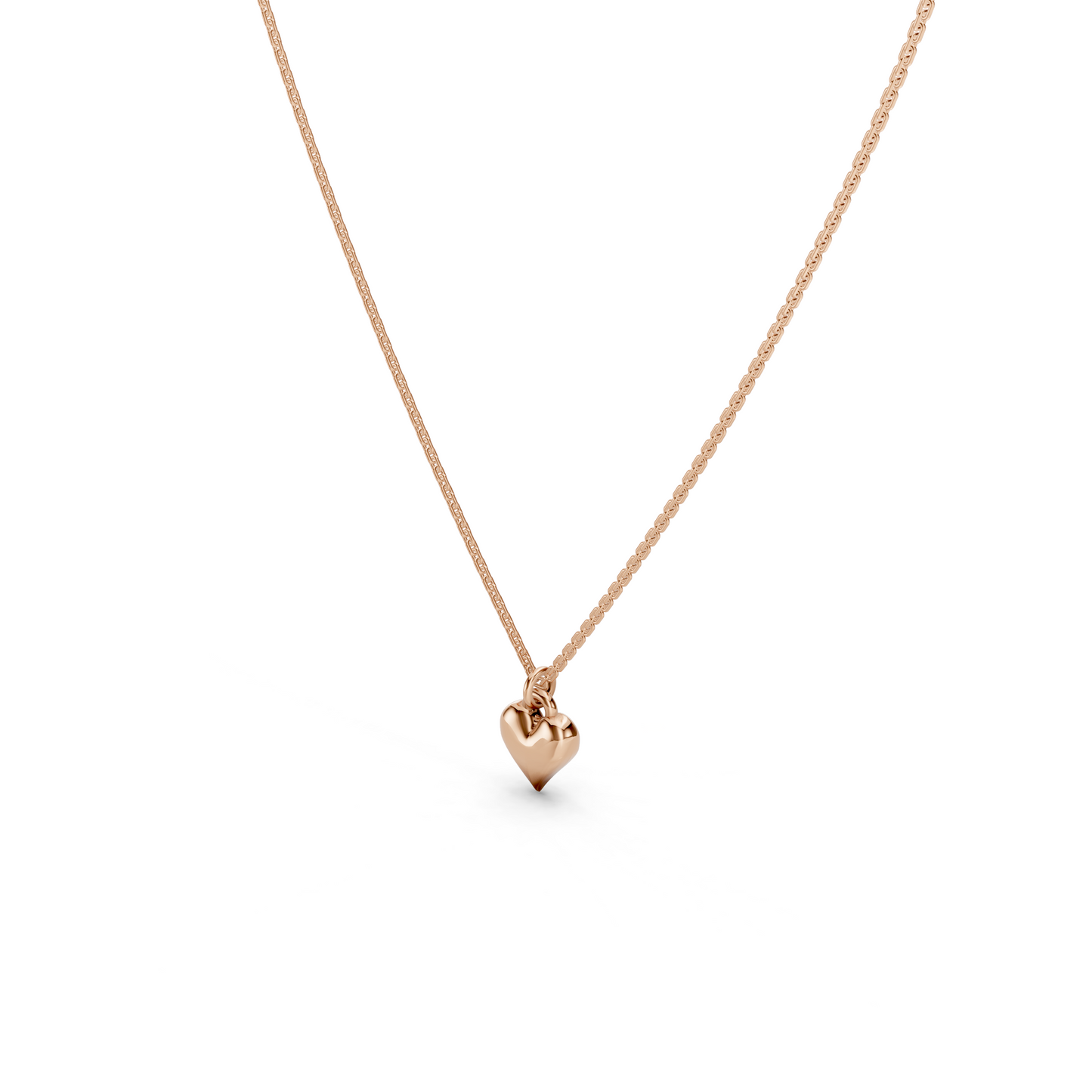 Mini collier cœur massif