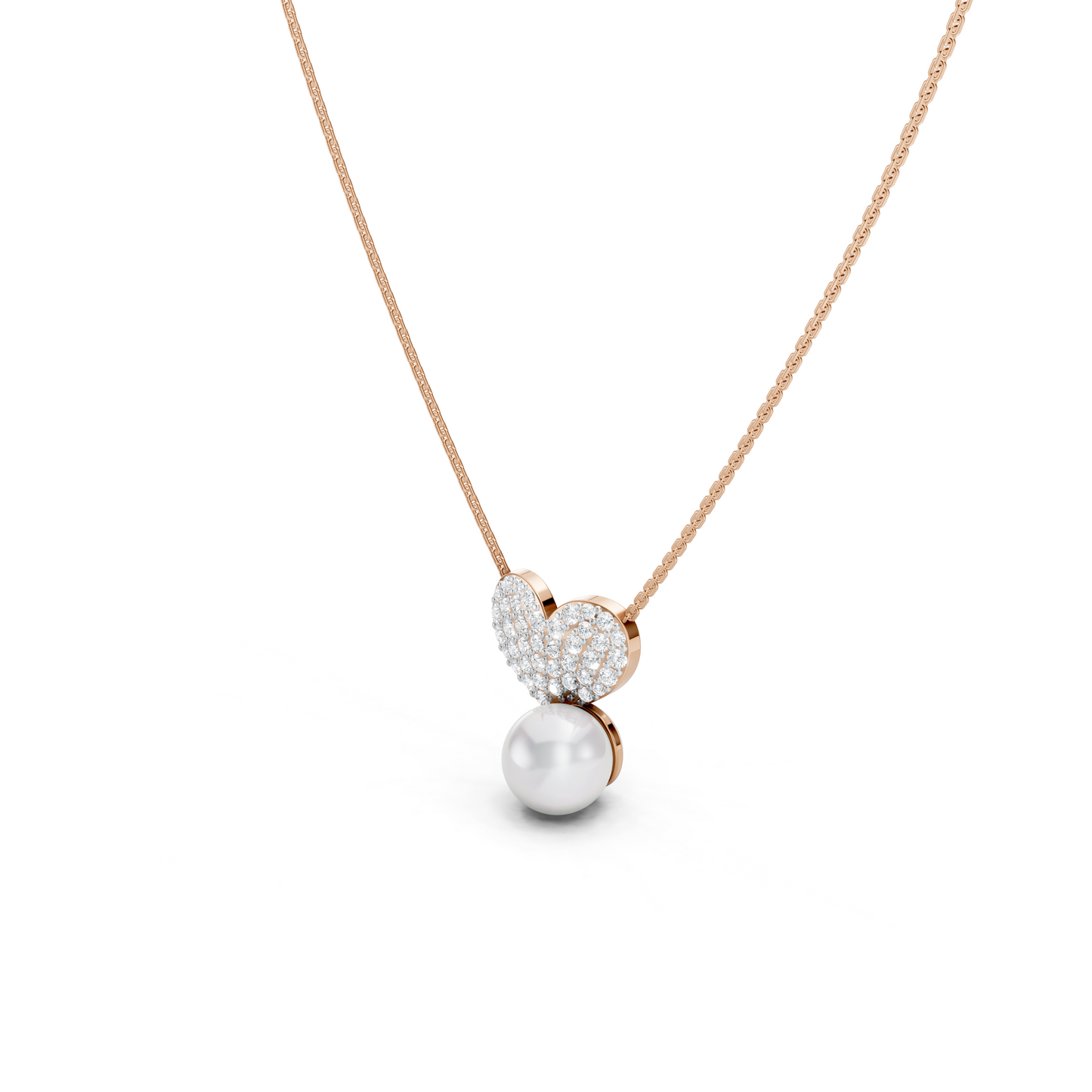 Pearl Heart Necklace
