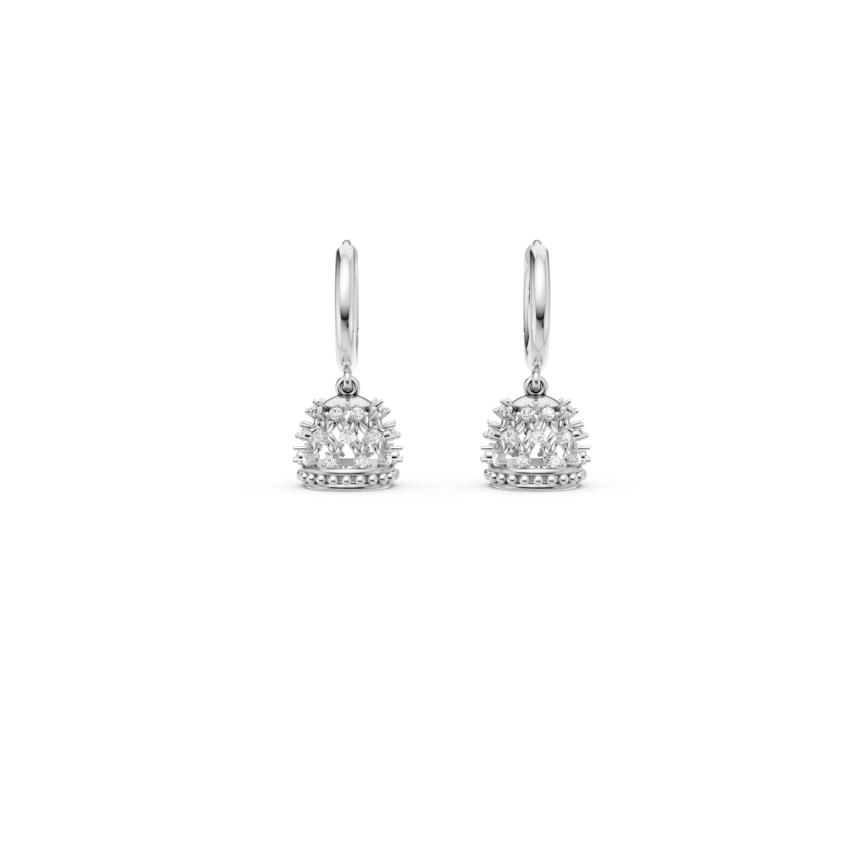 Mini Diamond Dangling Jhumka