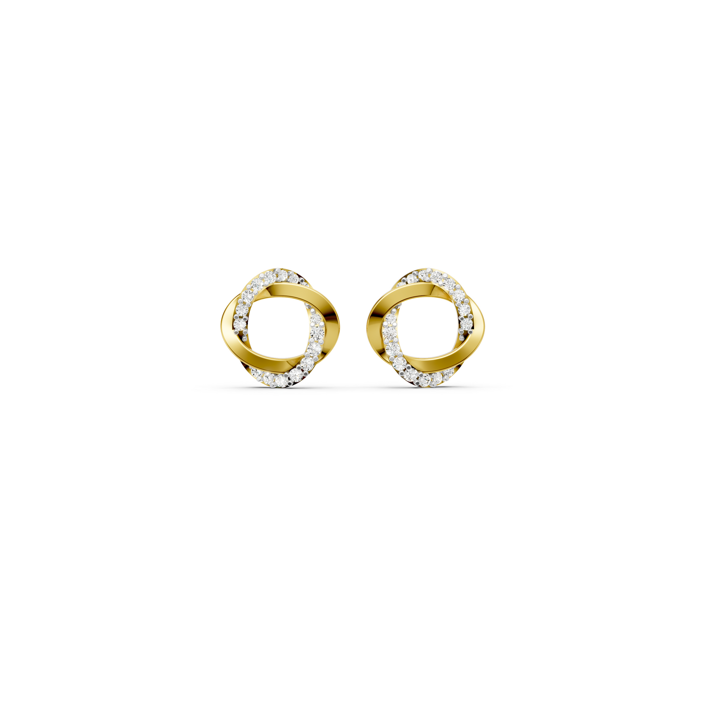 Twisted Round diamond set