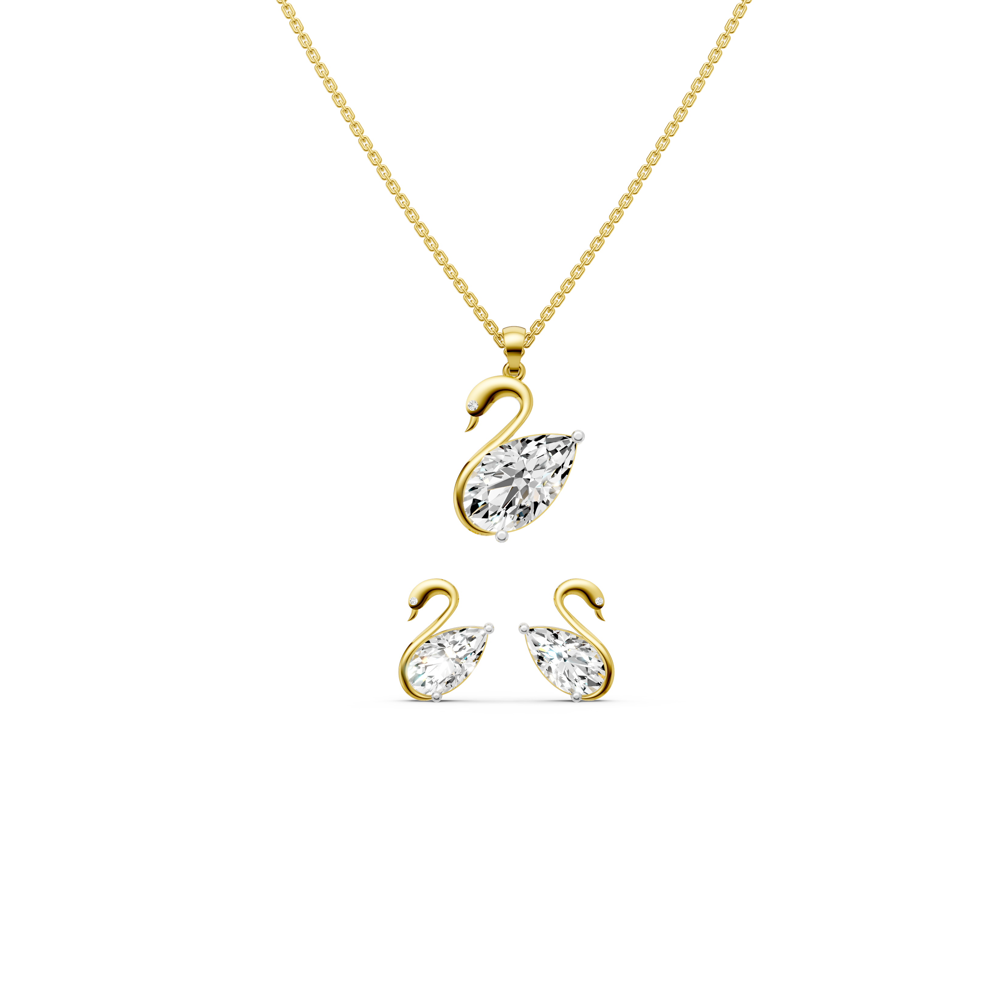 Solitaire Swan Set