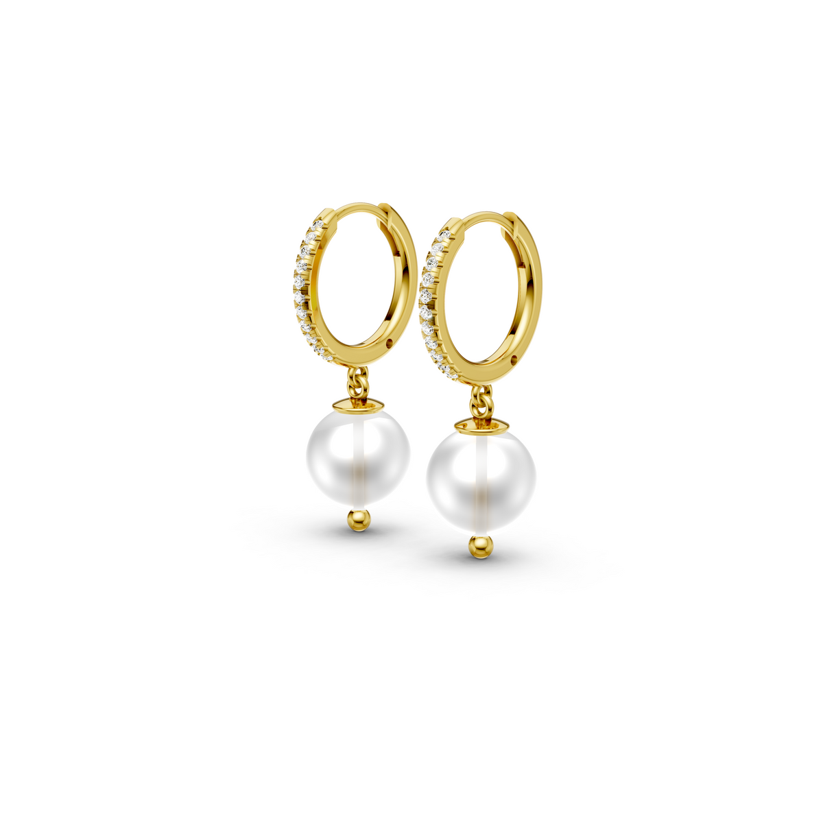 Mini Pearl Drop Earriing
