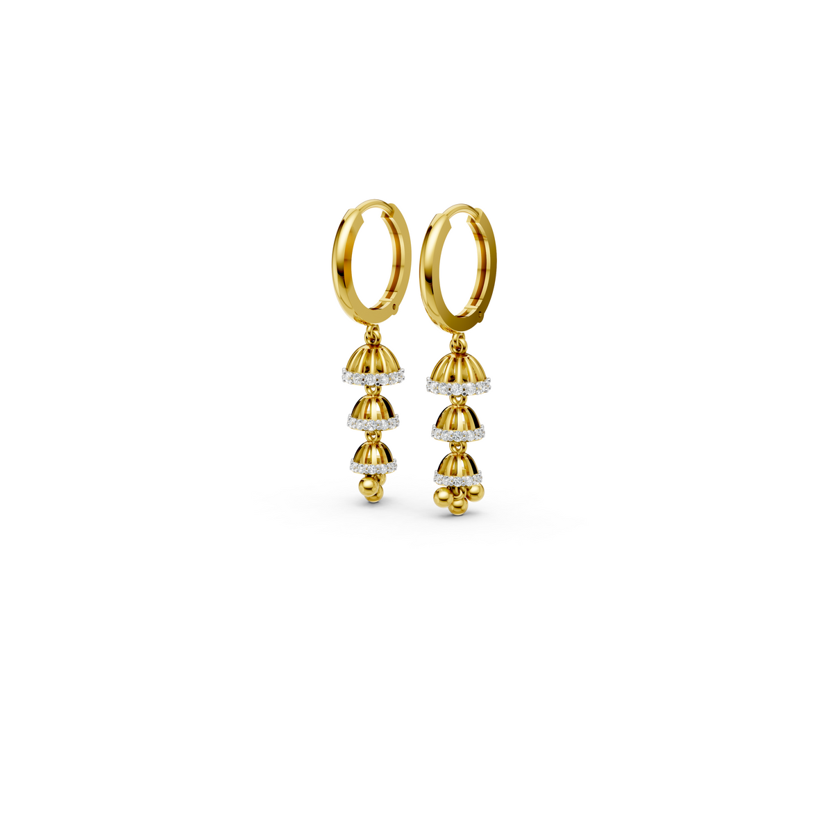 Three Layer Mini Jhumka
