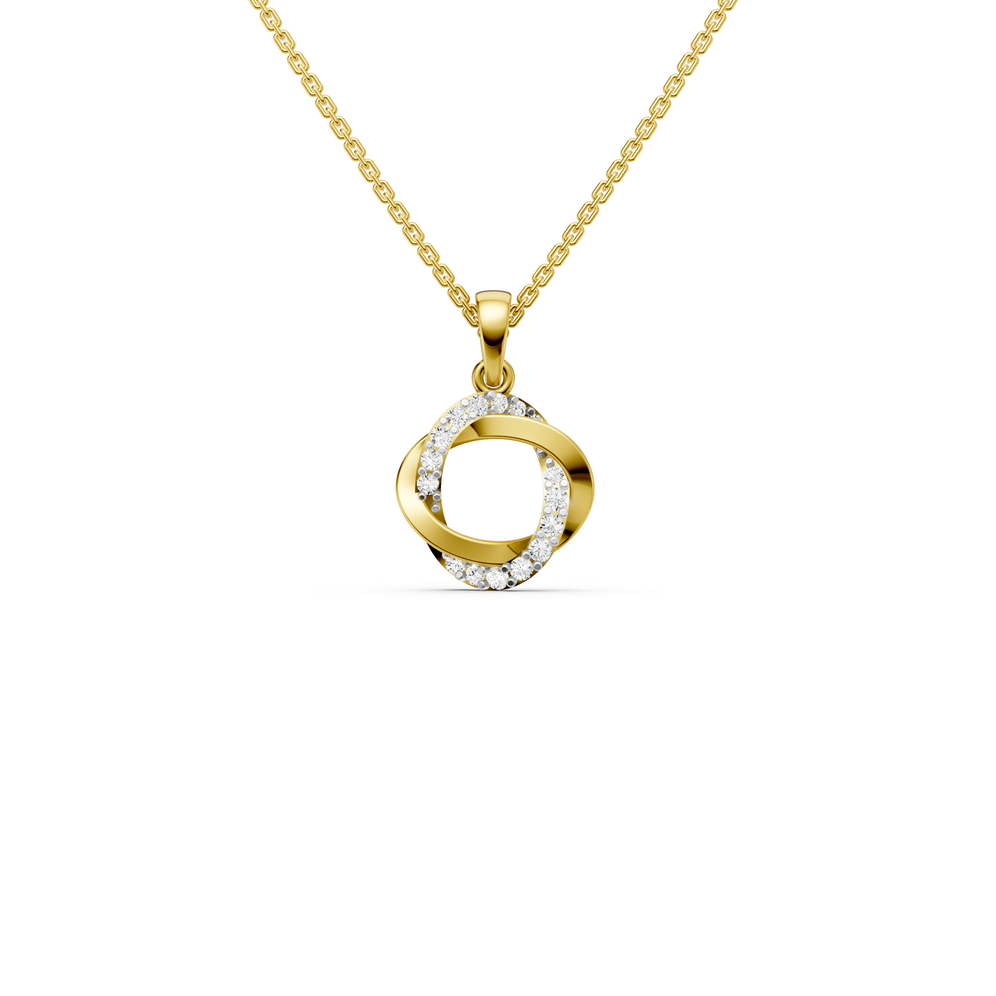 Twisted Round diamond set