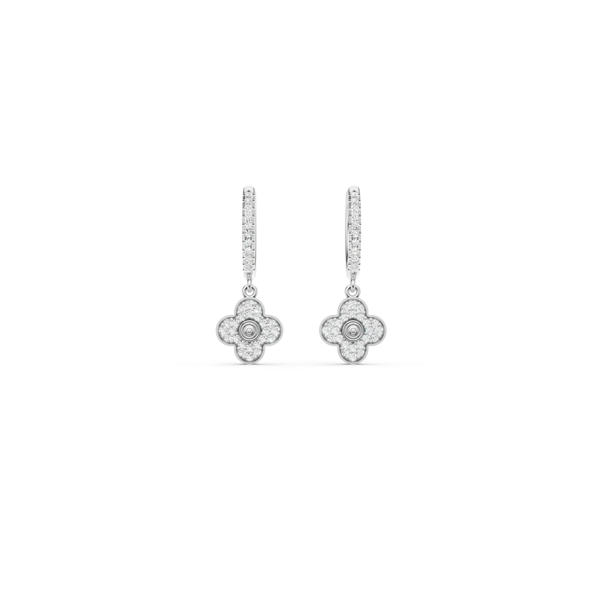Diamond Alhambra Drop Earring