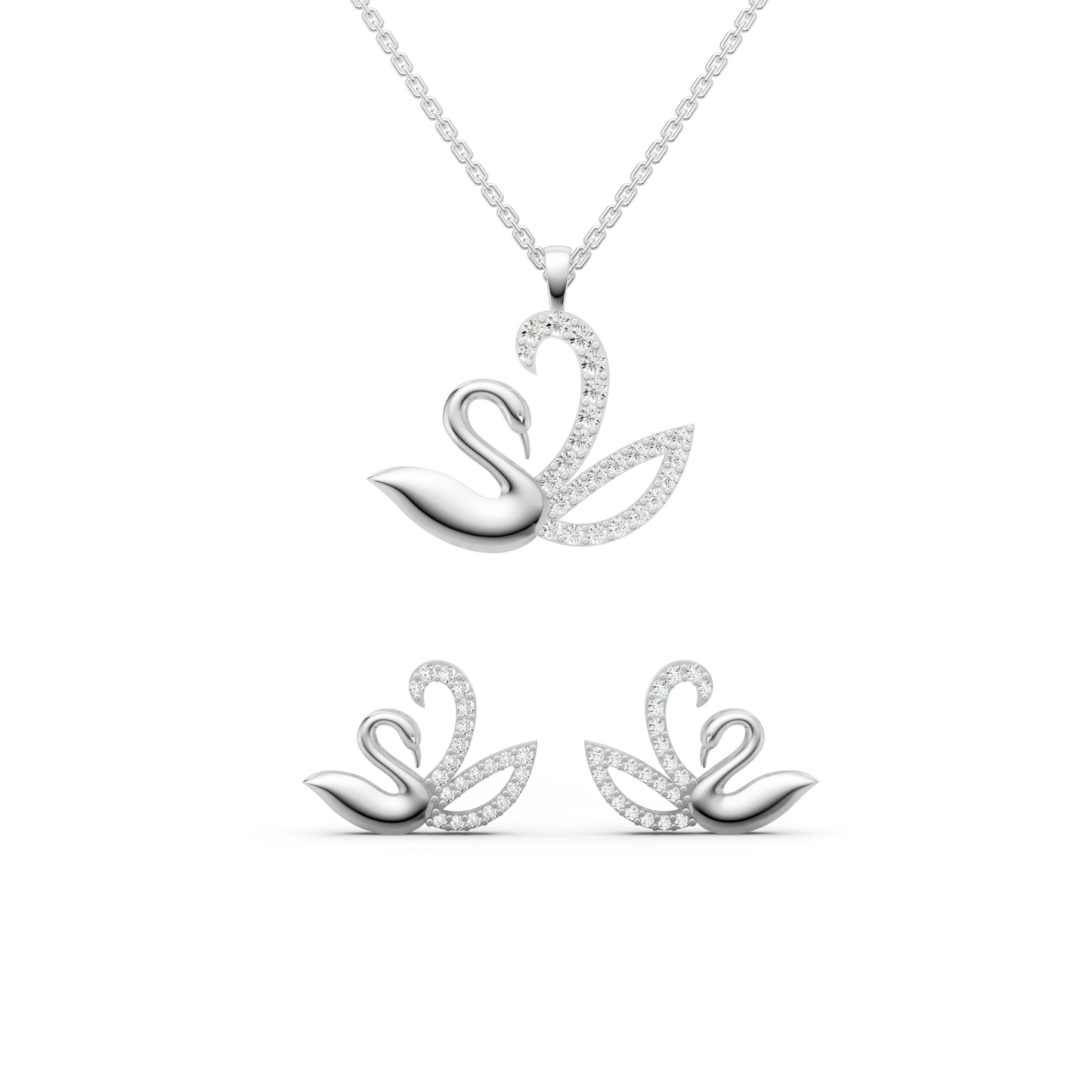 Dual Swan Diamond Set
