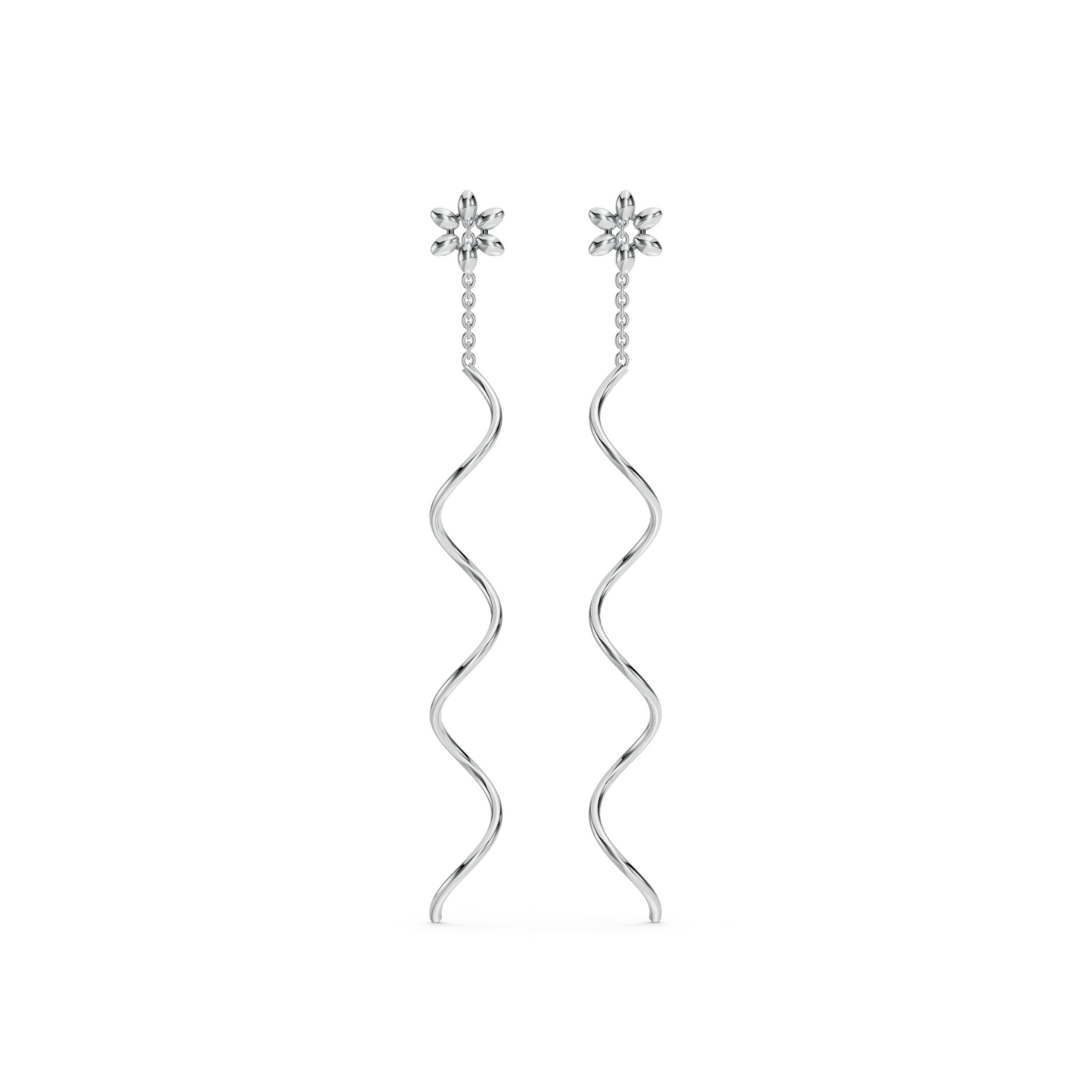 Flower Chain Earrings
