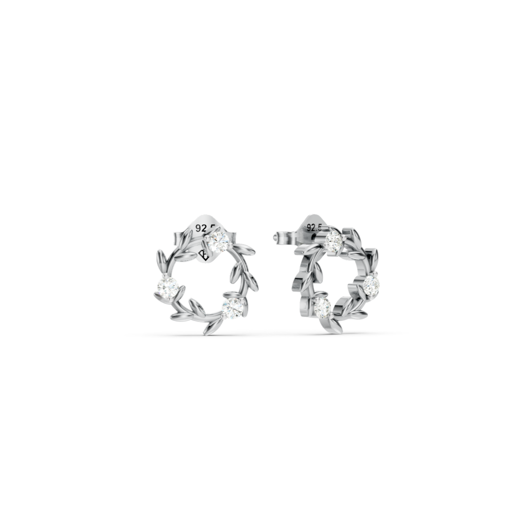 Mini Wreath Earrings