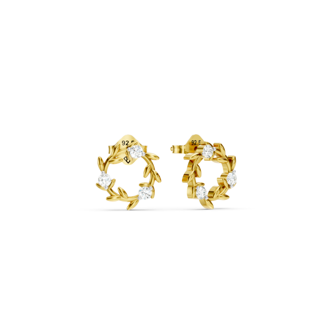 Mini Wreath Earrings
