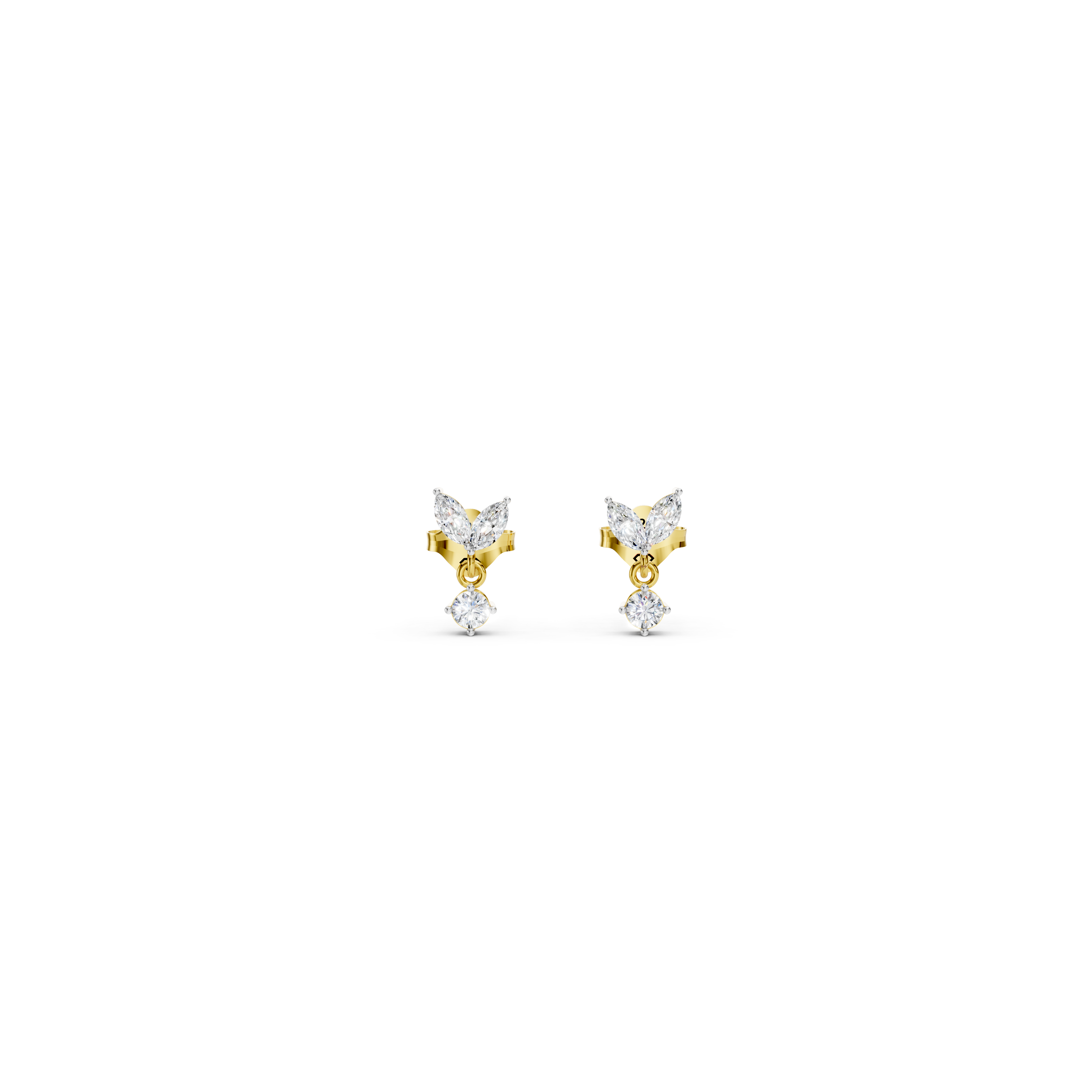 Boucles d'oreilles délicates marquise
