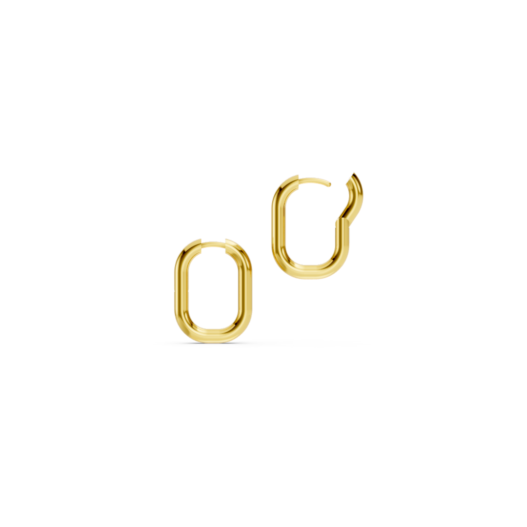Rectangular hoop Earrings