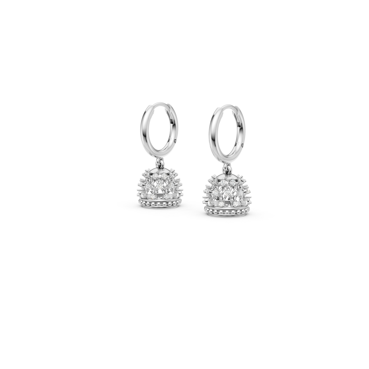 Mini Diamond Dangling Jhumka