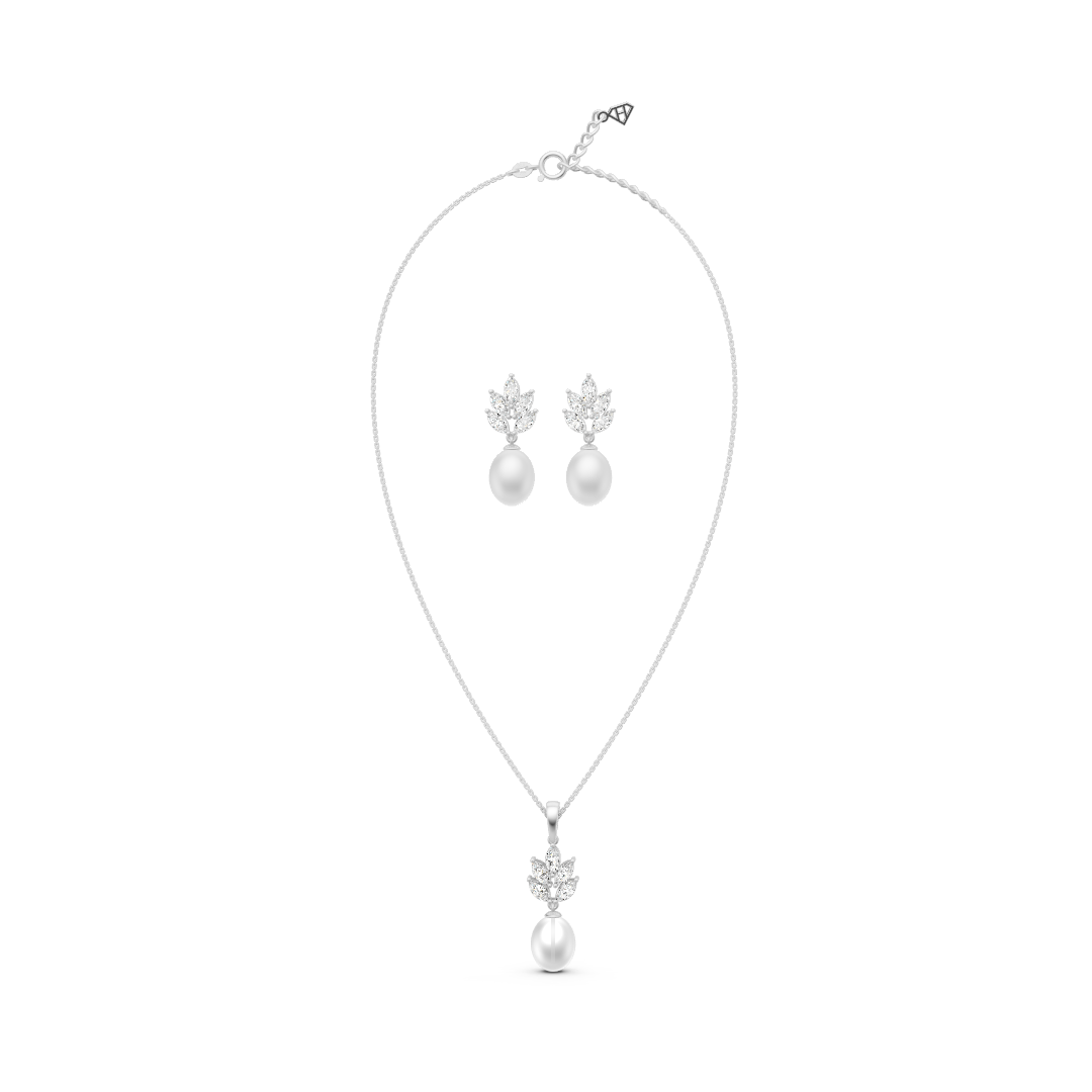Marquise Pearl Set