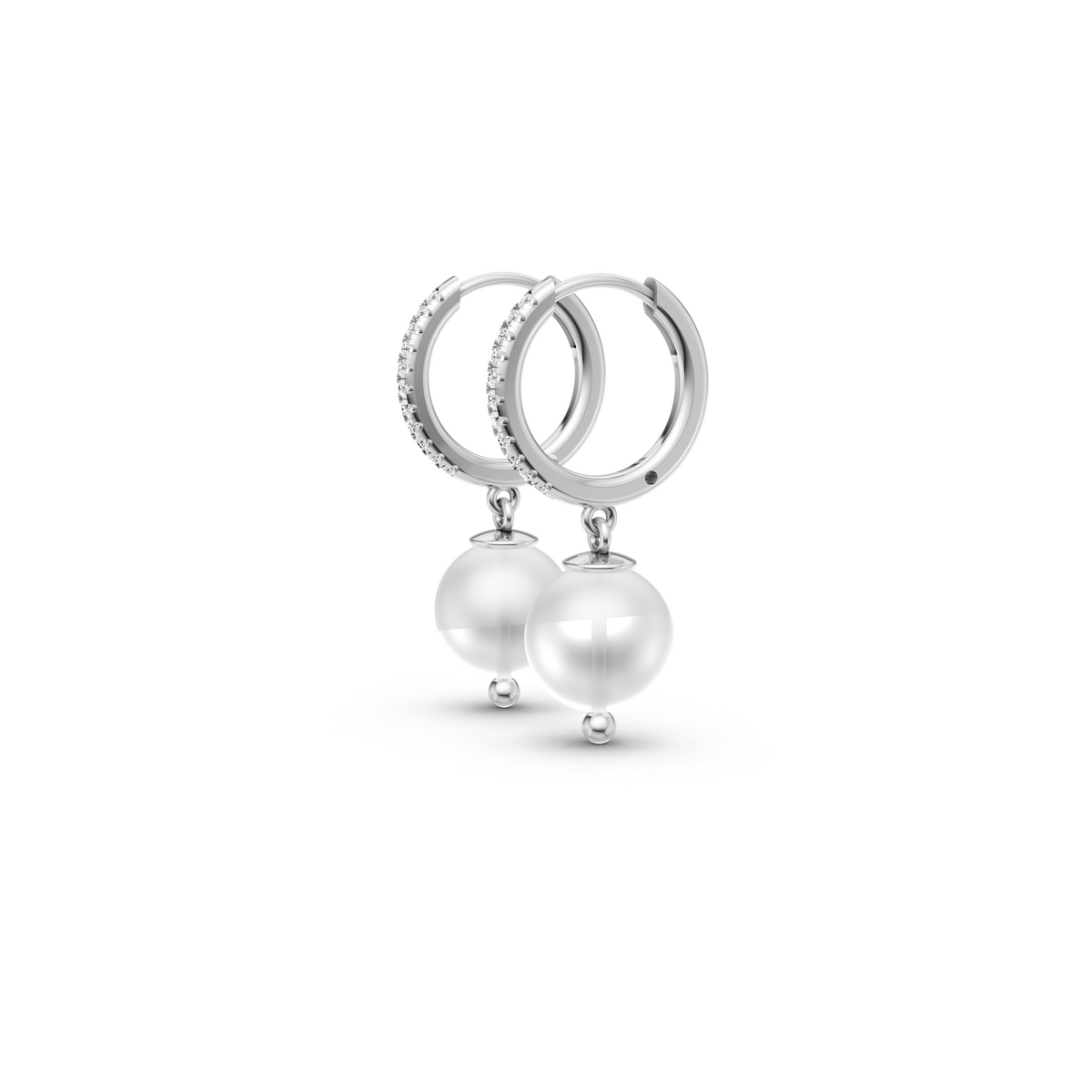 Mini Pearl Drop Earriing