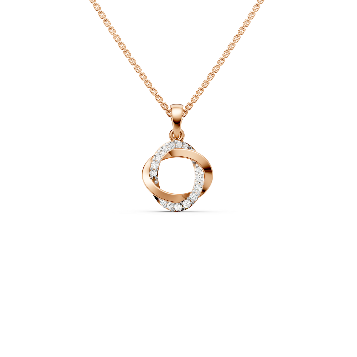 Twisted Round diamond set